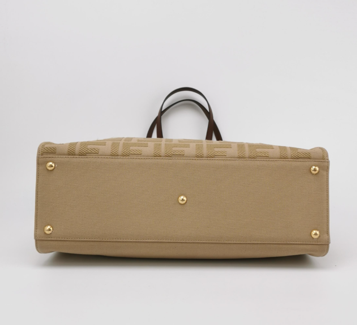 Preloved Fendi X-Tote Large Bag 41cm beige 250224781077745