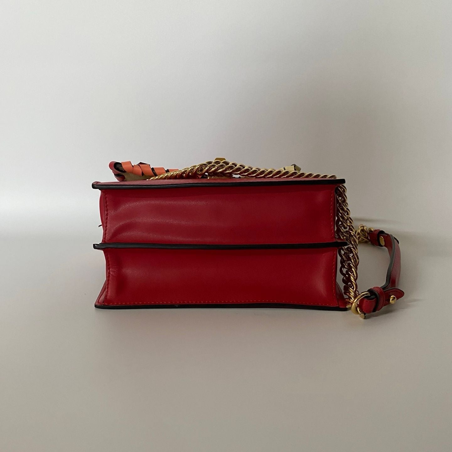 Preloved Fendi Kan i leather handbag Red in Leather - NG102730