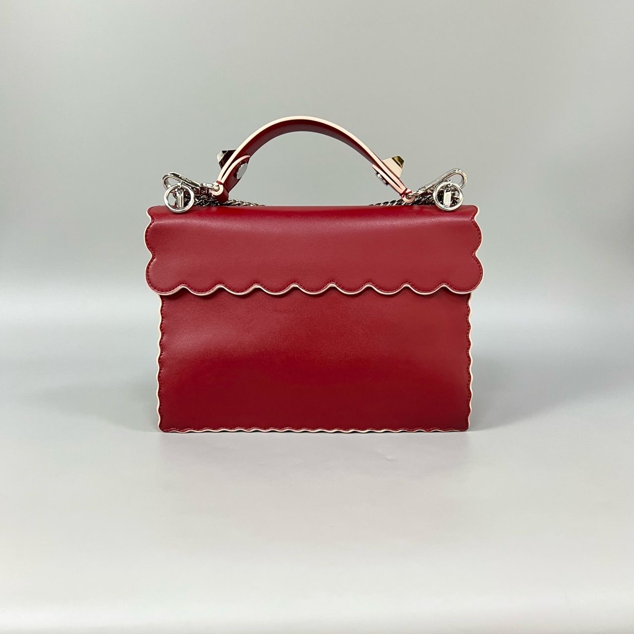 Preloved Fendi kan I bag 26*18*8cm red XJ10867