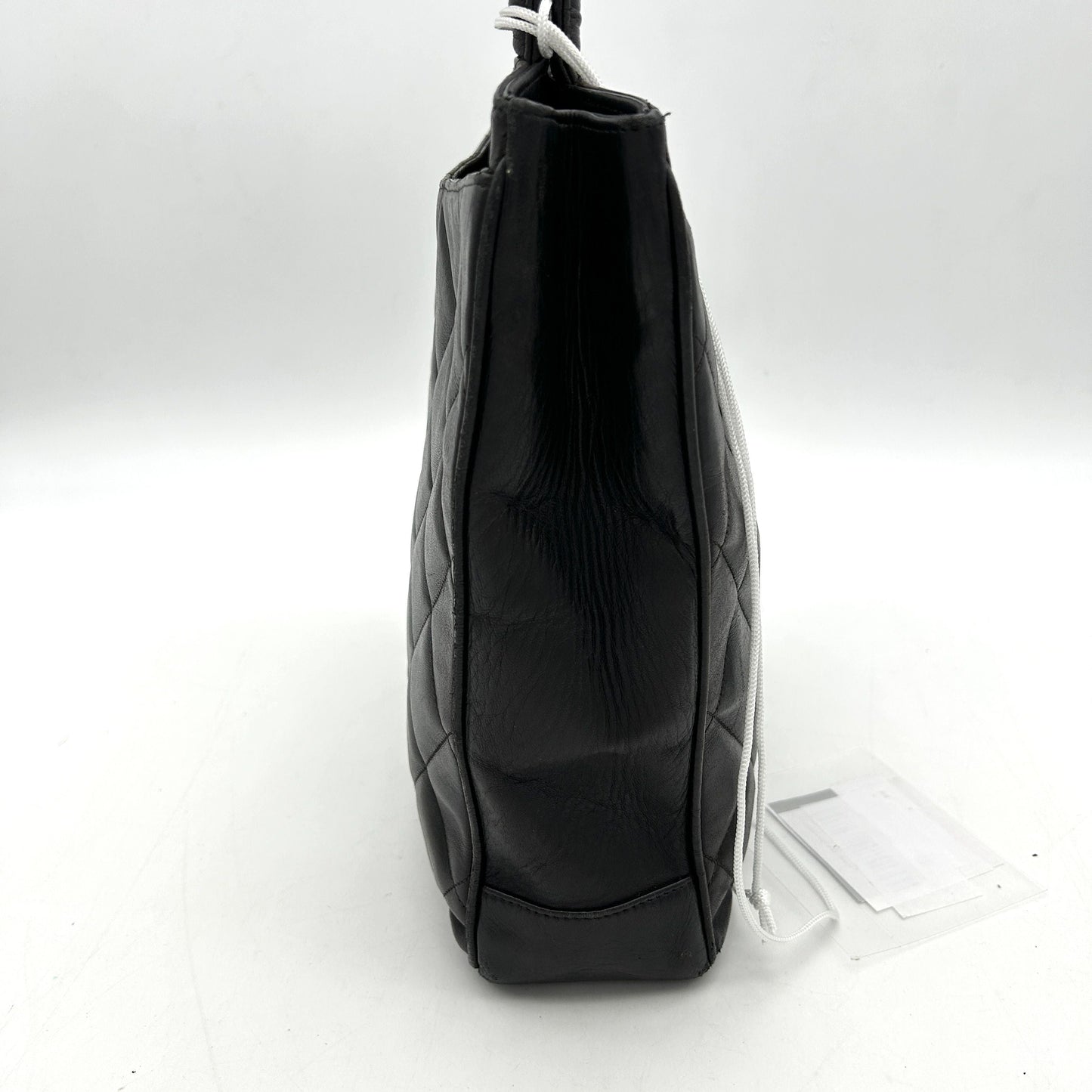 Chanel Black Caviar Leather Tote Bag LA6332