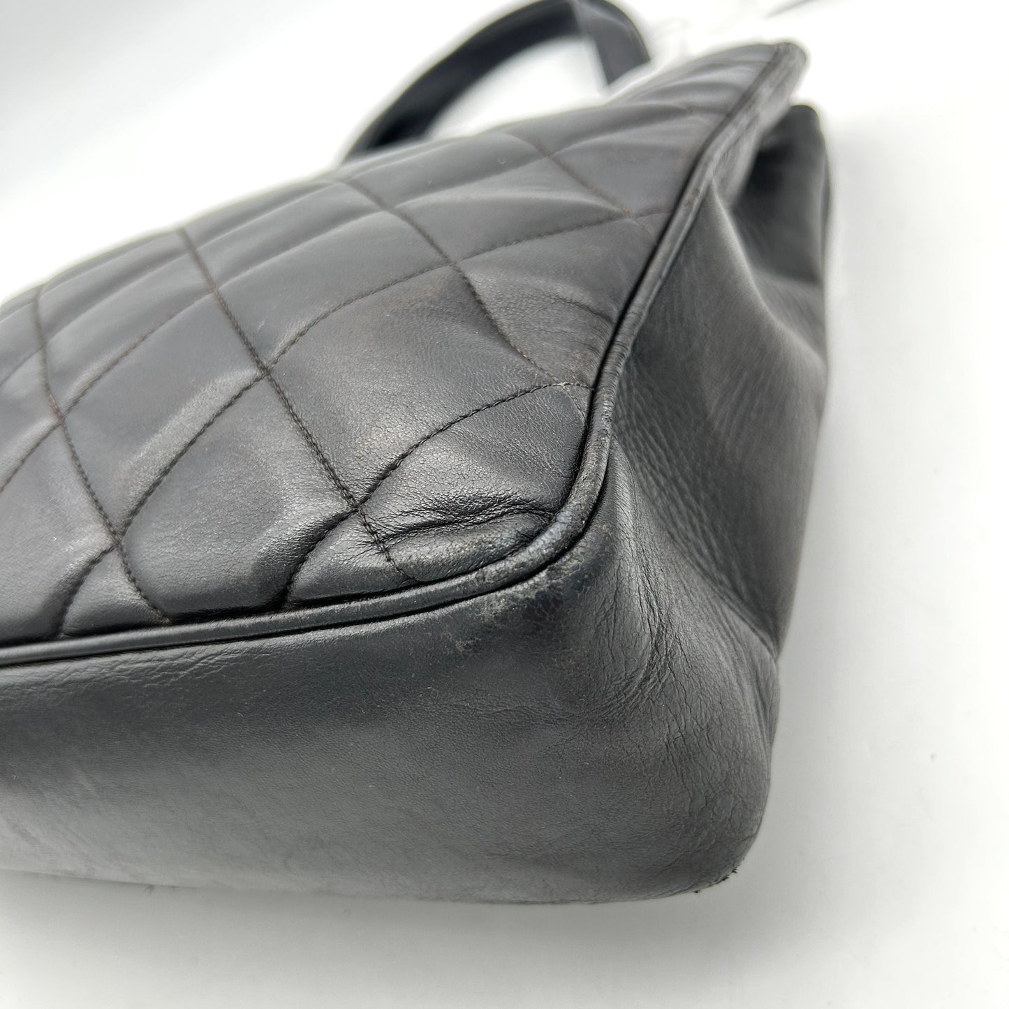 Chanel Black Caviar Leather Tote Bag LA6332