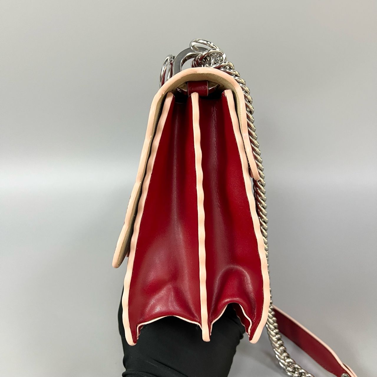 Preloved Fendi kan I bag 26*18*8cm red XJ10867