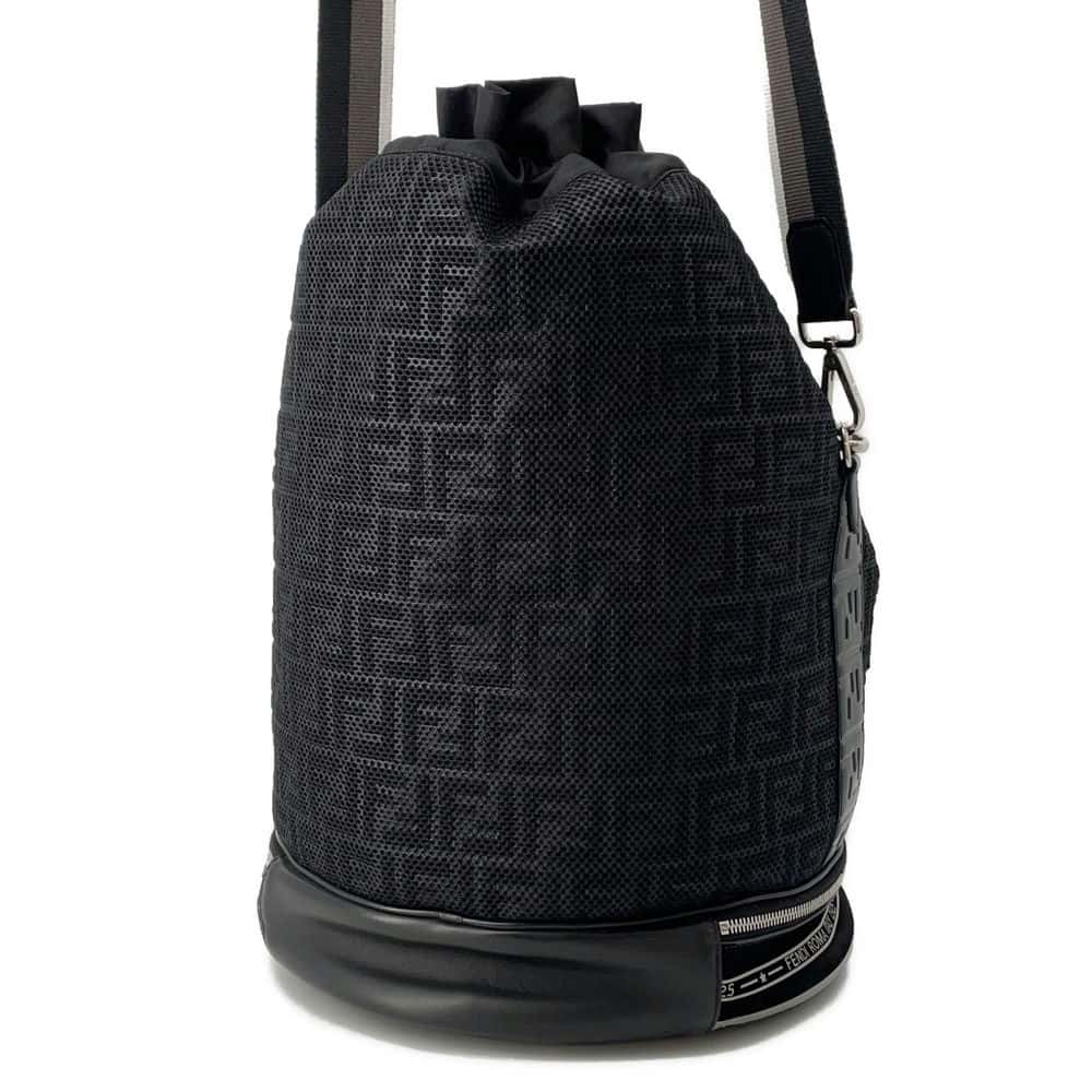 FENDI 2wayShoulder Bag Black 7VA451 Nylon