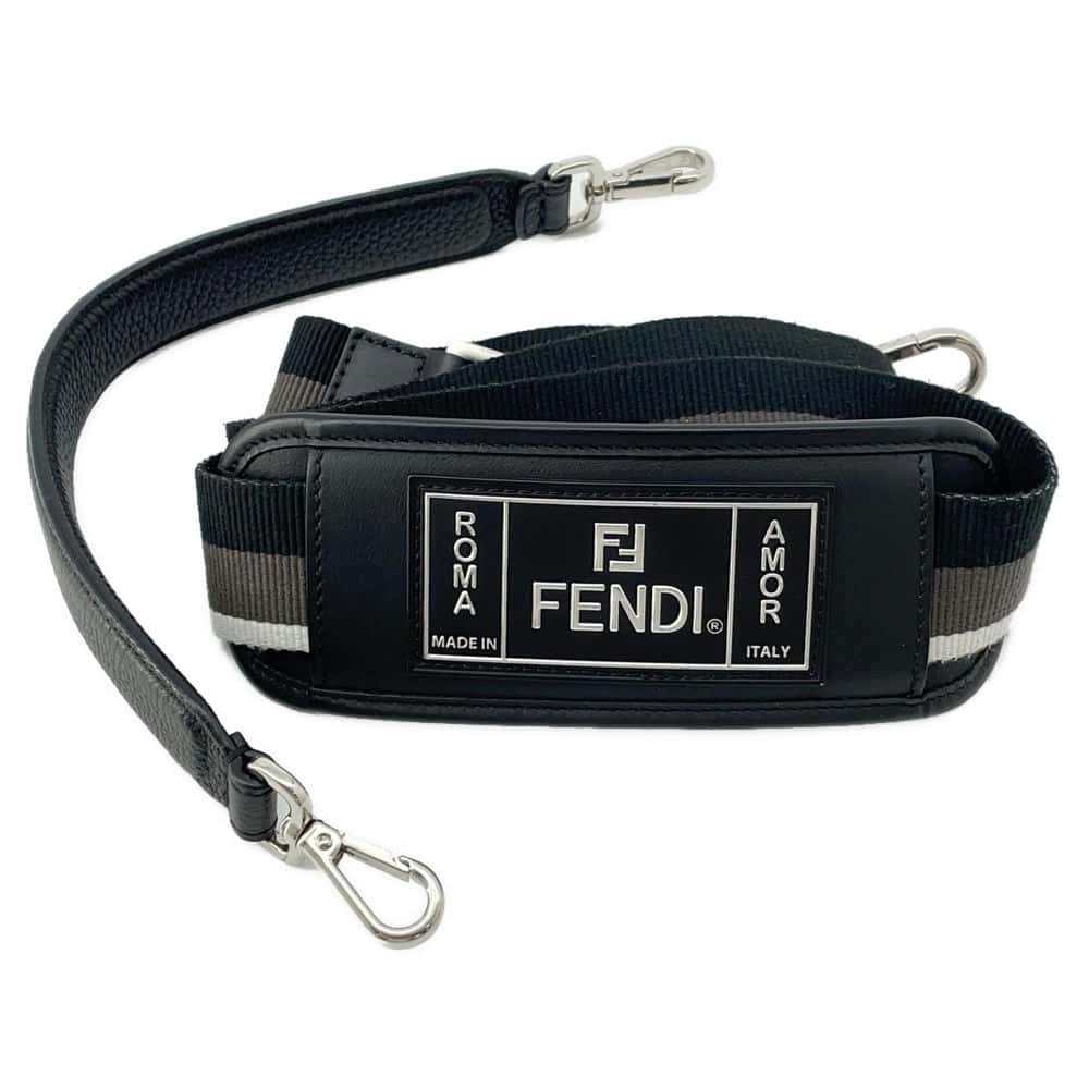 FENDI 2wayShoulder Bag Black 7VA451 Nylon