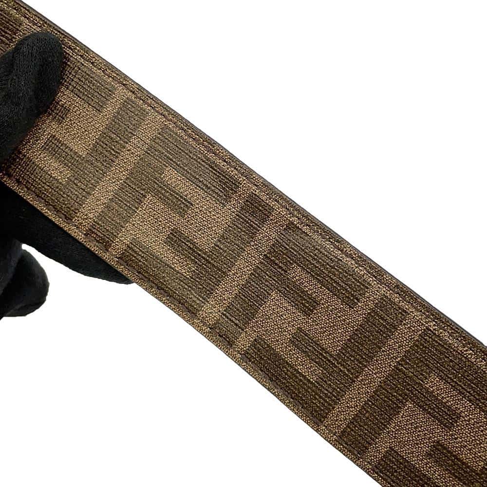 FENDI Antonio Lopez Zucca Bucket 2WAY Bag Brown/Multicolor 8BR600 PVC Coated Canvas Leather Size Medium