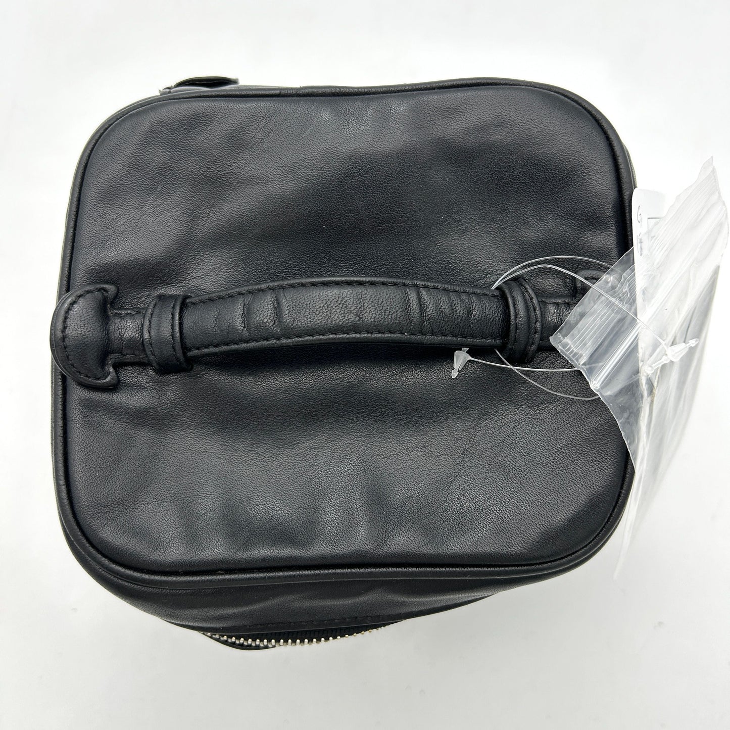 CHANEL Calfskin Cosmetic Vanity Bag Black ch7727ds