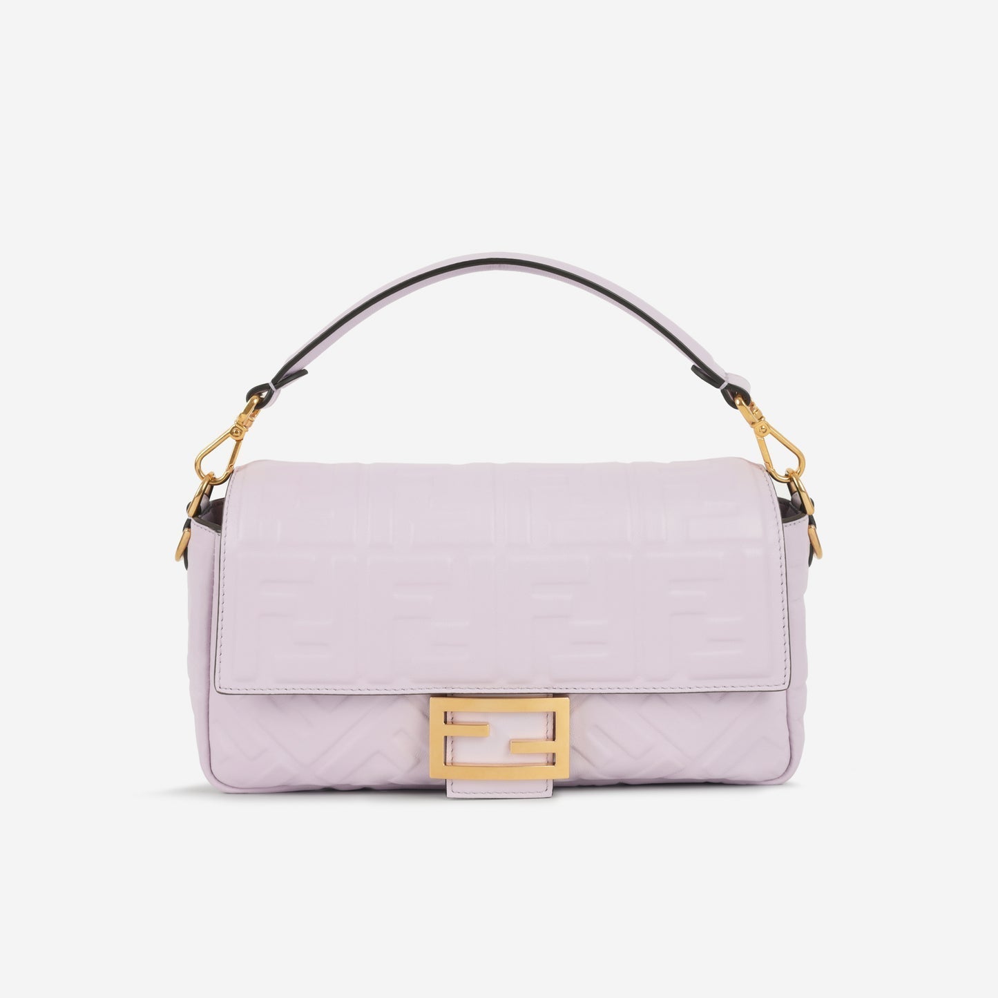 Fendi - Medium Baguette - Lilac Zucca Nappa GHW -