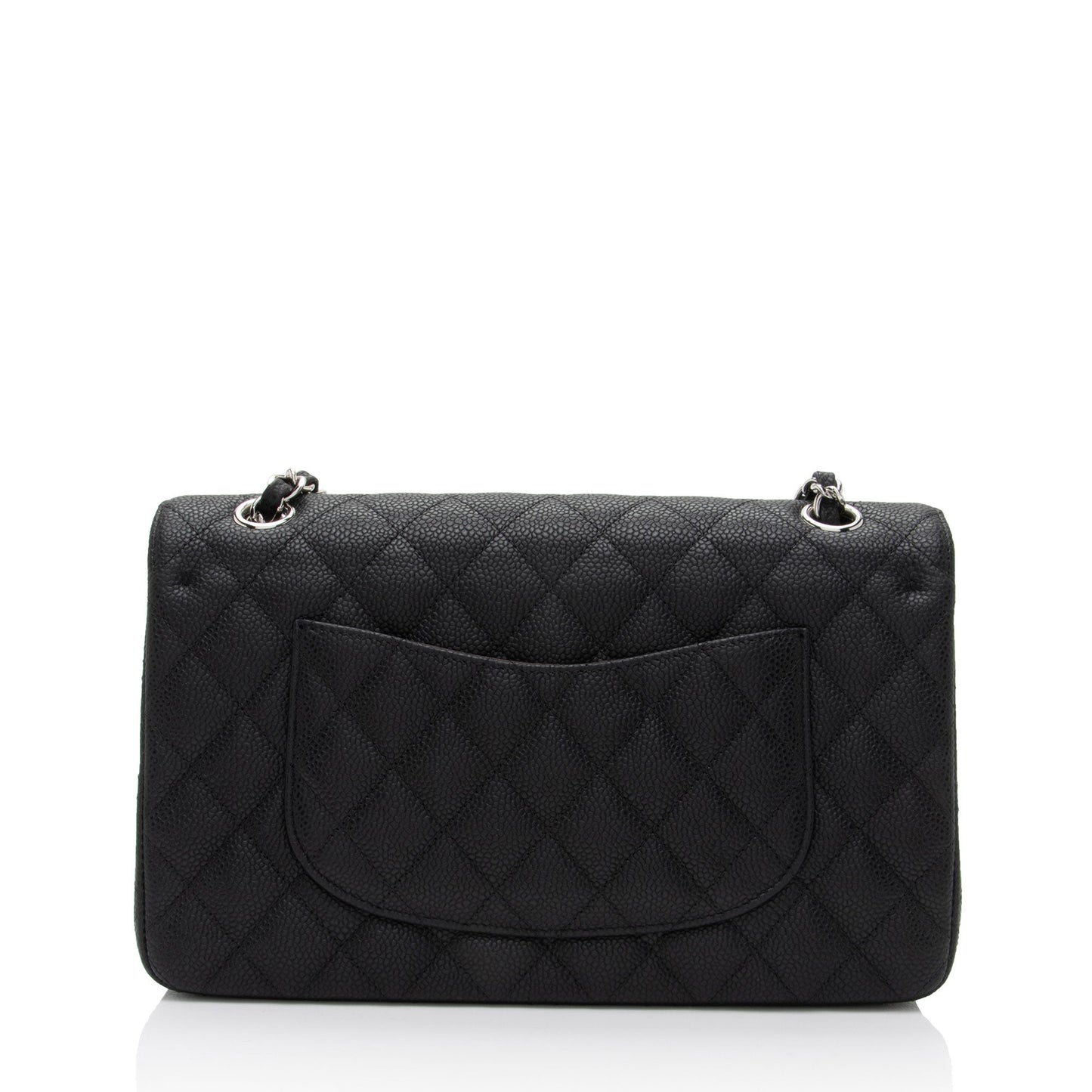 Chanel Caviar Leather Classic Medium Double Flap Bag (SHF-j9HEHj)