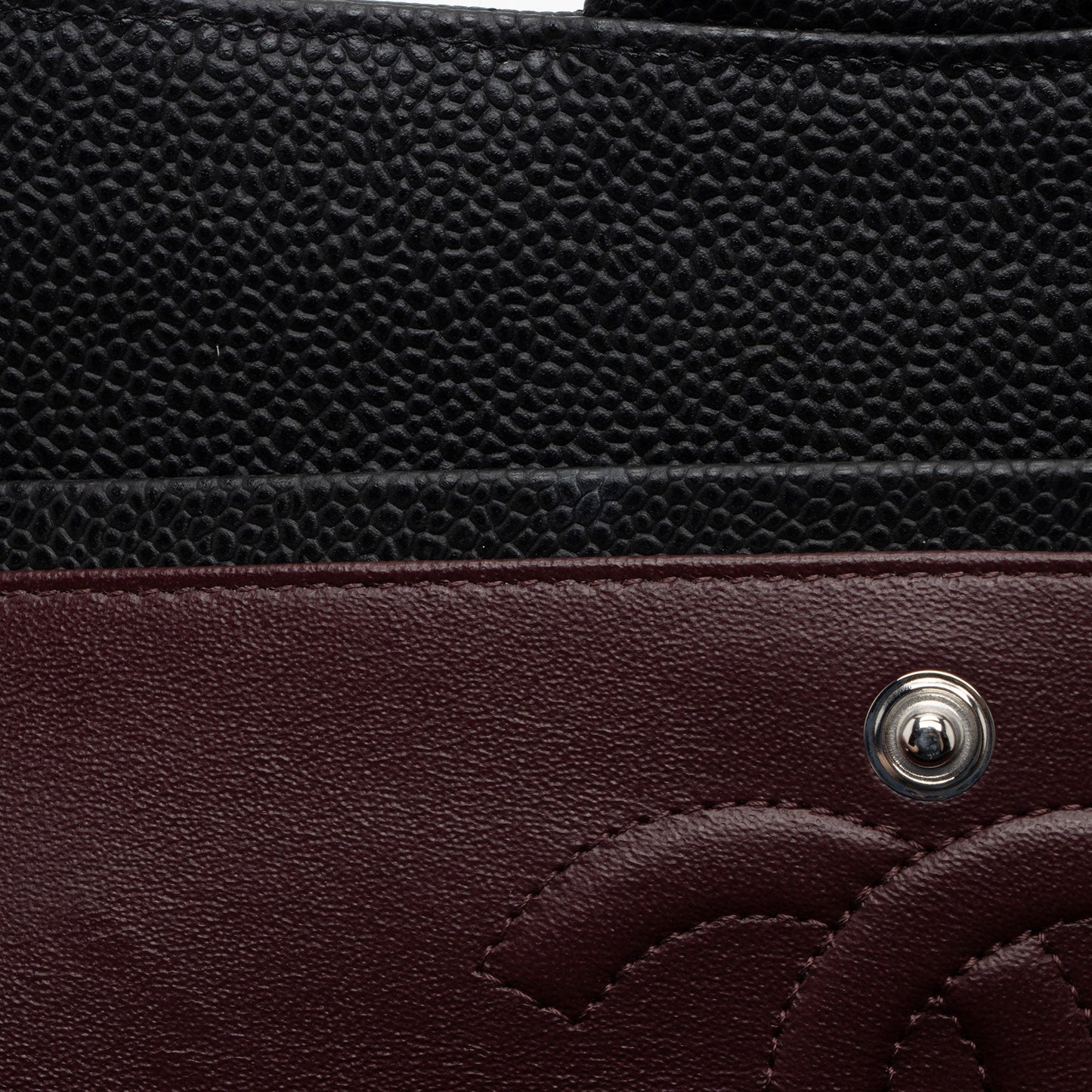 Chanel Caviar Leather Classic Medium Double Flap Bag (SHF-j9HEHj)