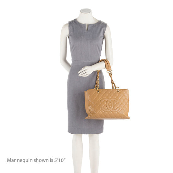 Chanel Caviar Leather Grand Shopping Tote (SHF-16617)