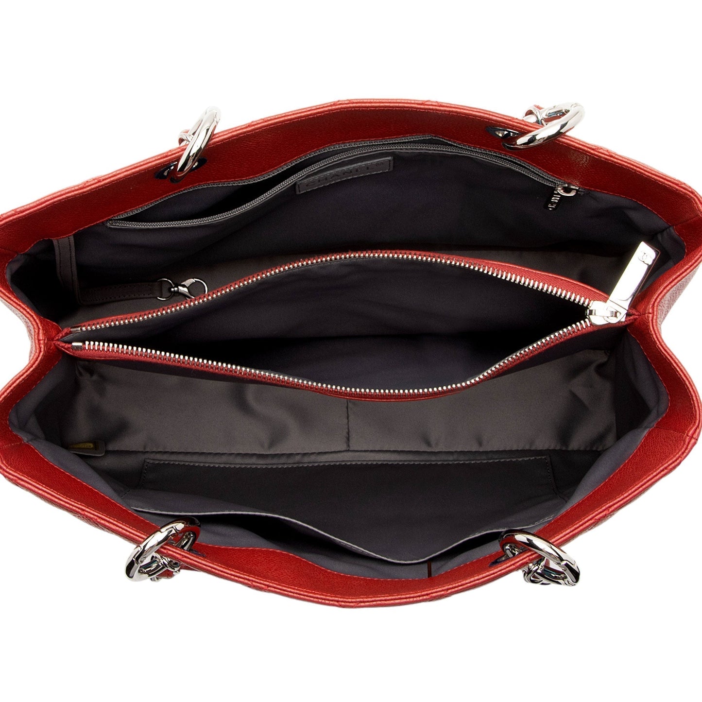 Chanel Caviar Leather Grand Shopping Tote (SHF-pUyEza)