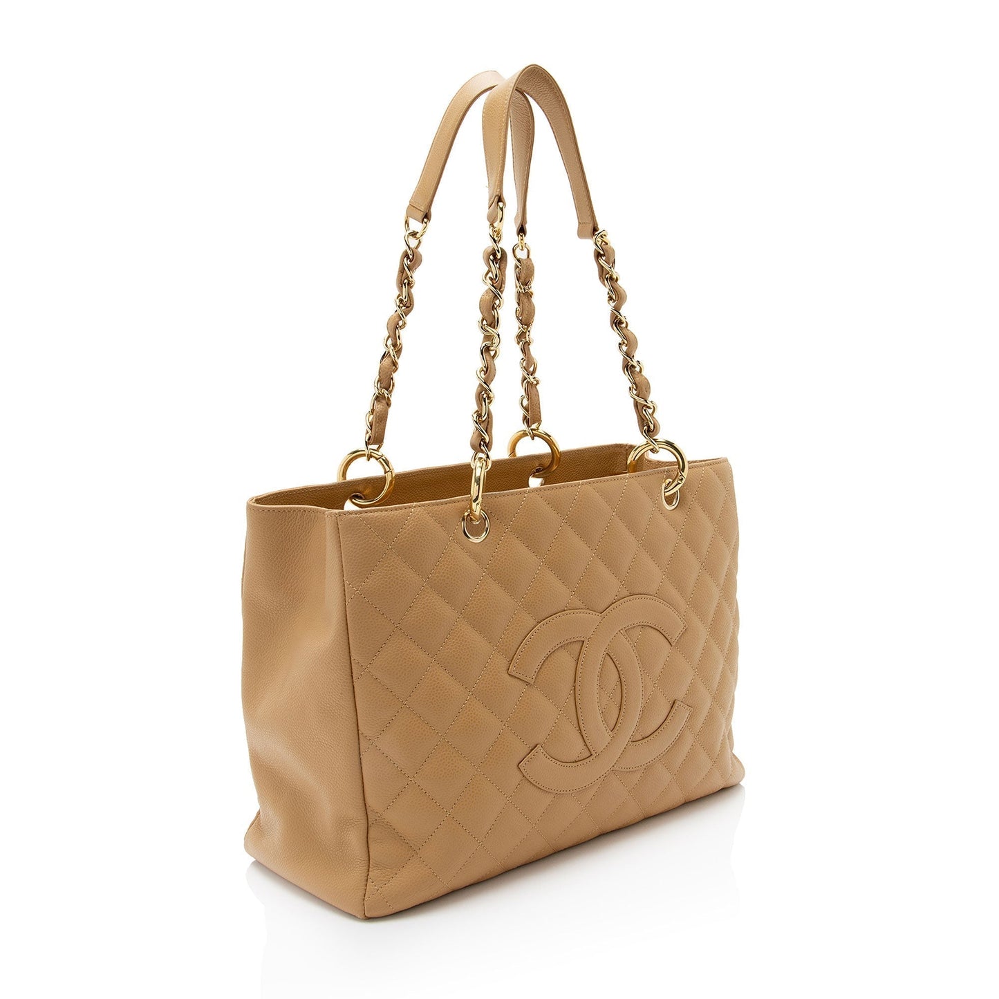 Chanel Caviar Leather Grand Shopping Tote (SHF-bjusbT)