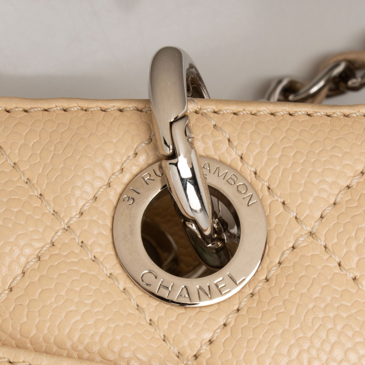 Chanel Caviar Leather Grand Shopping Tote (SHF-x73usl)