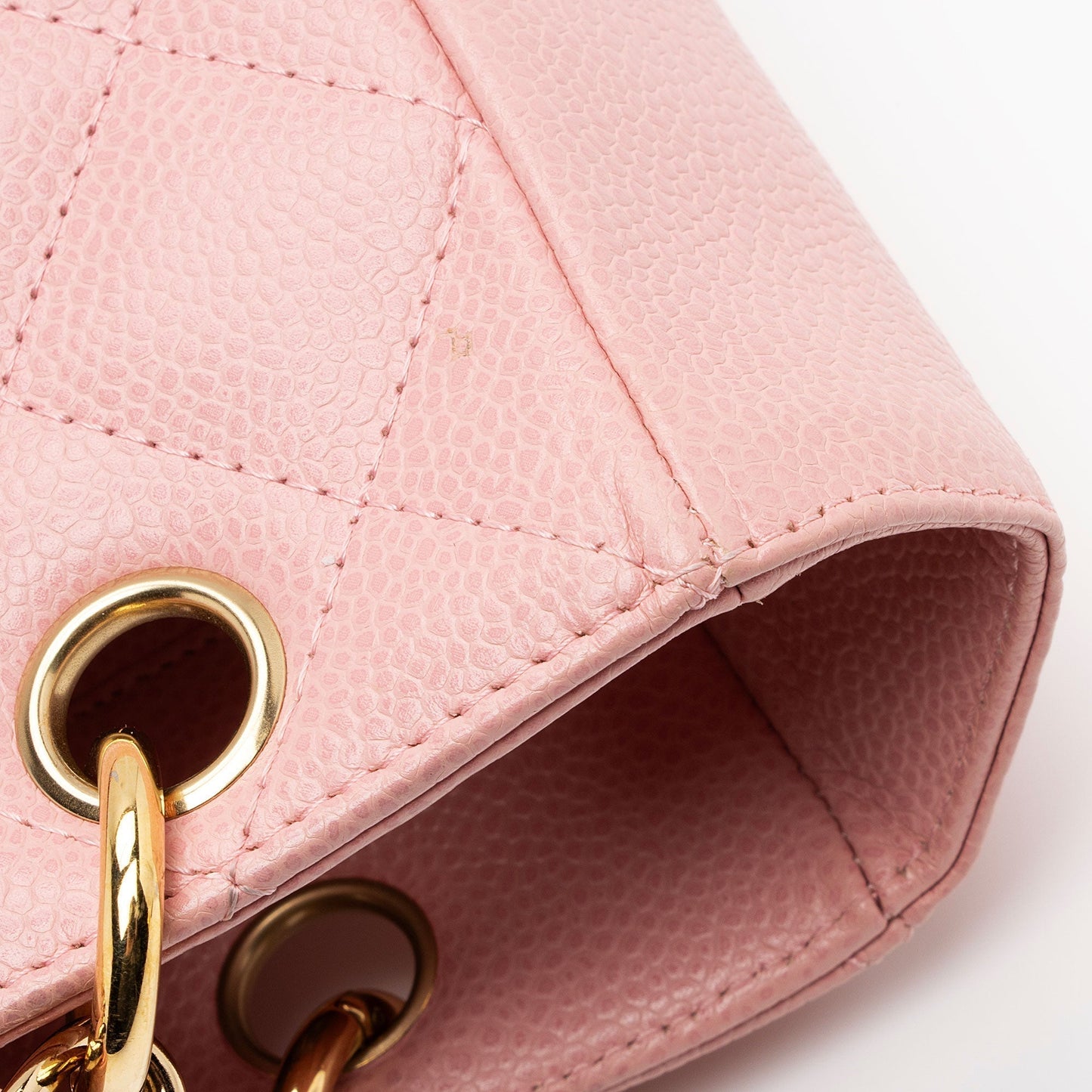 Chanel Caviar Leather Petite Shopping Tote (SHF-ChQICD)