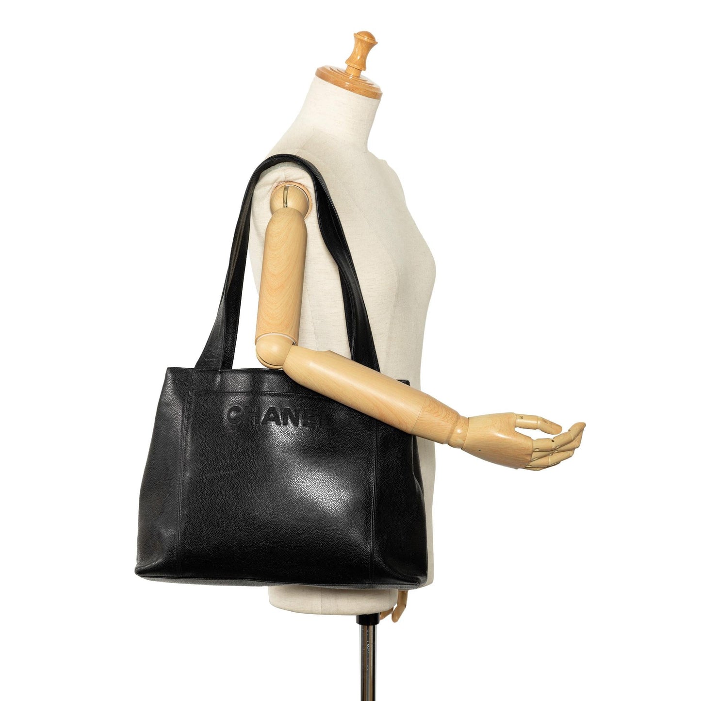 Chanel Caviar Leather Shoulder Bag (SHG-TR89E2)