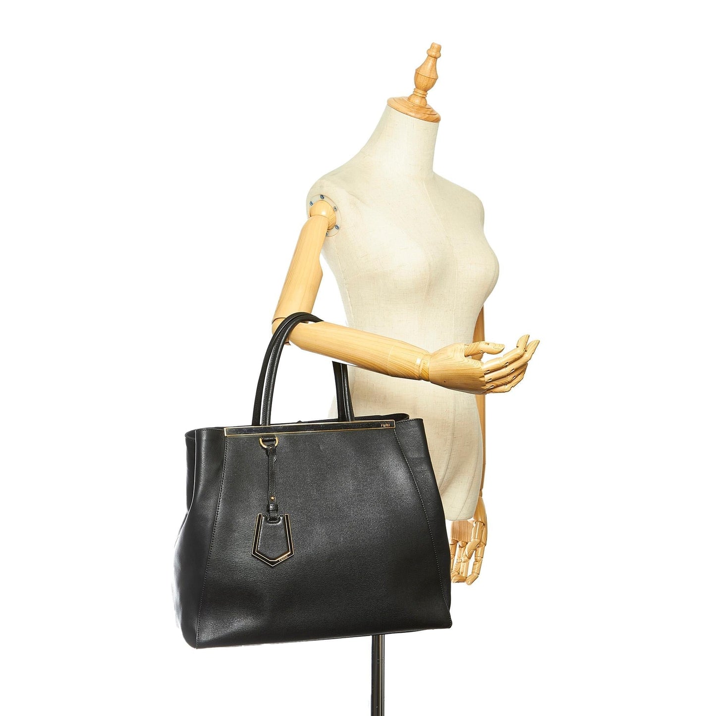 Fendi 2Jours Leather Handbag