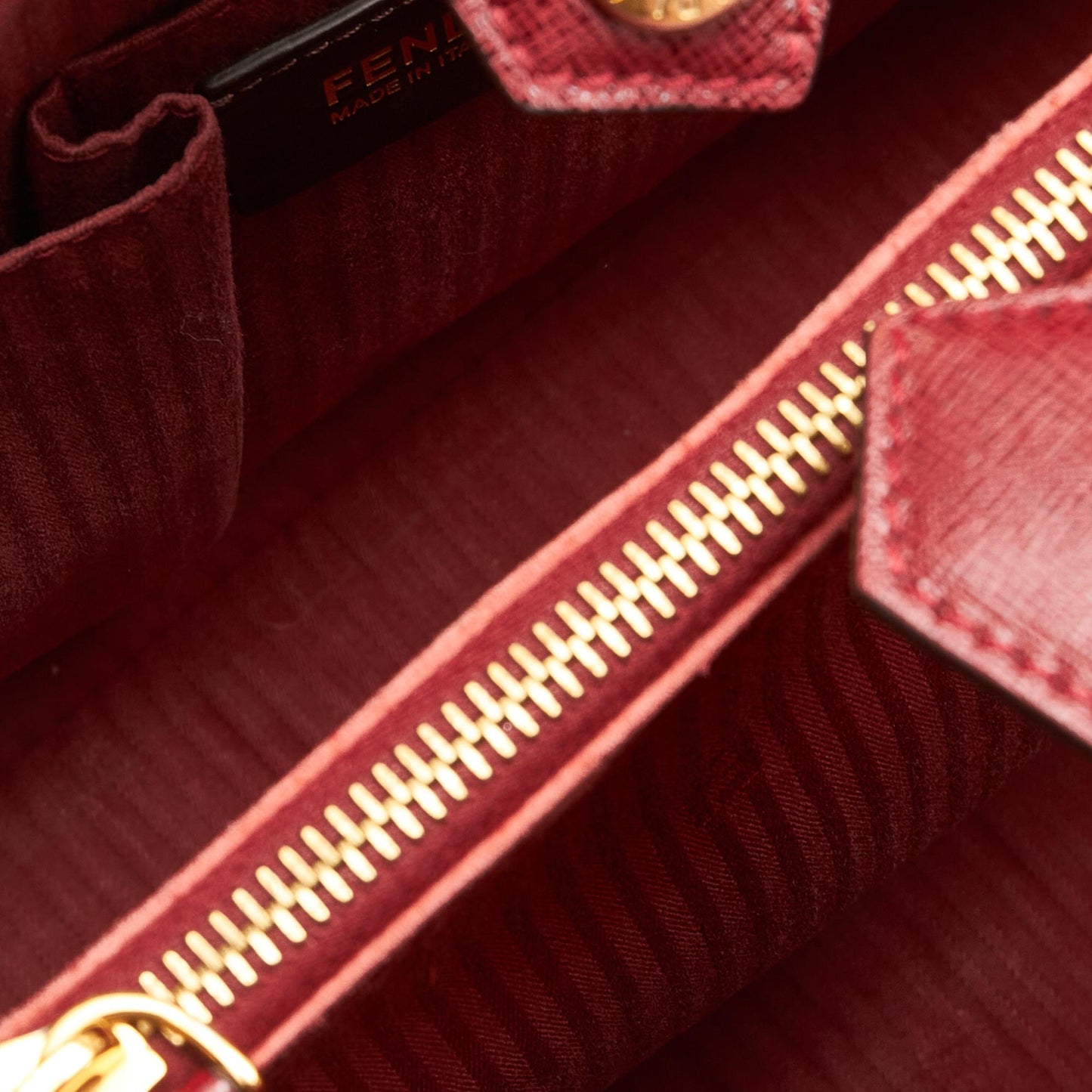 Fendi 2Jours Leather Handbag