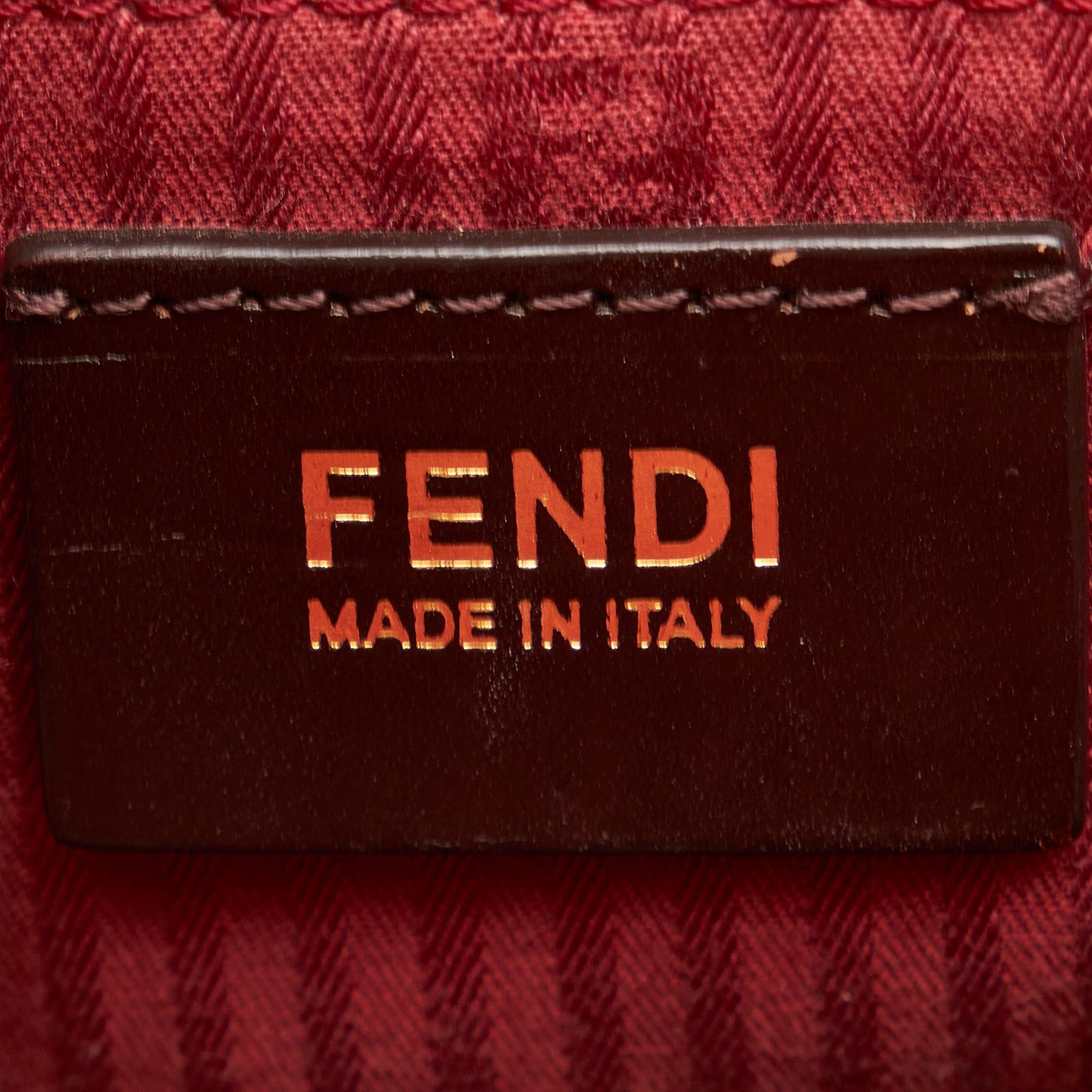 Fendi 2Jours Leather Handbag