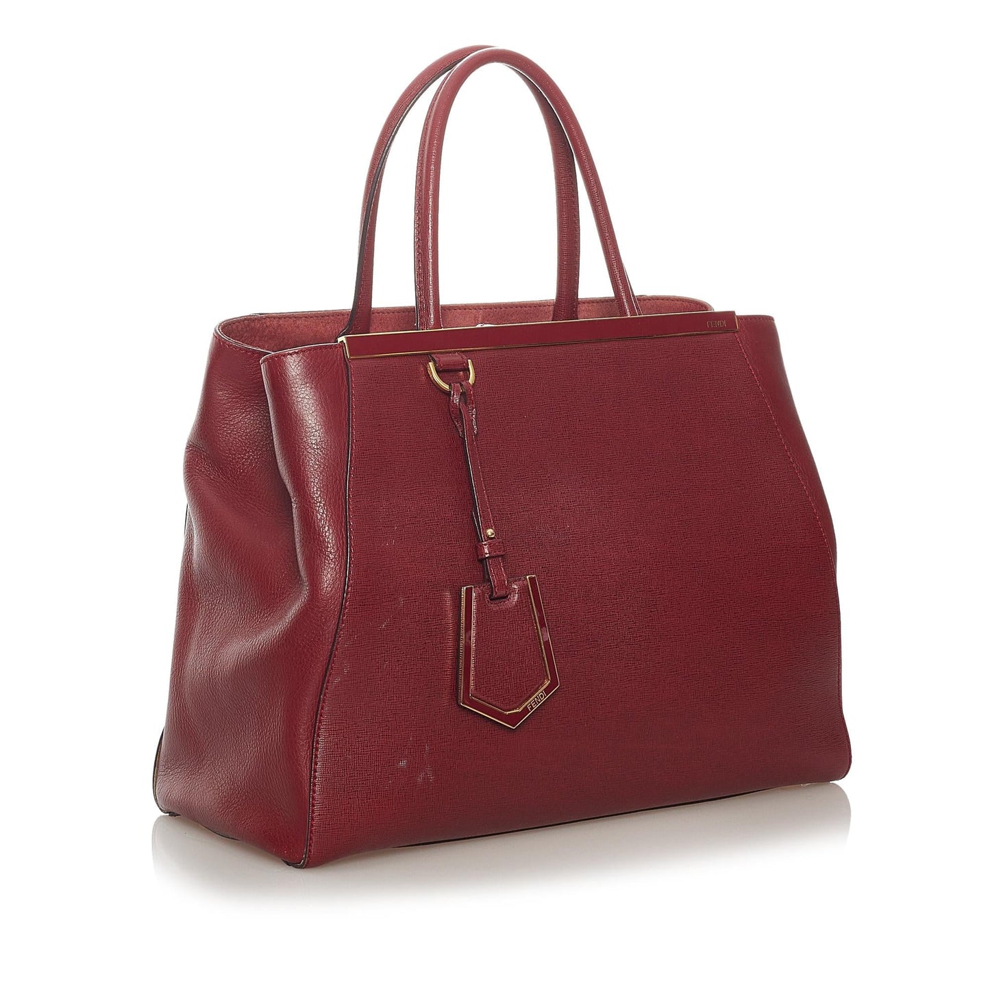 Fendi 2Jours Leather Handbag