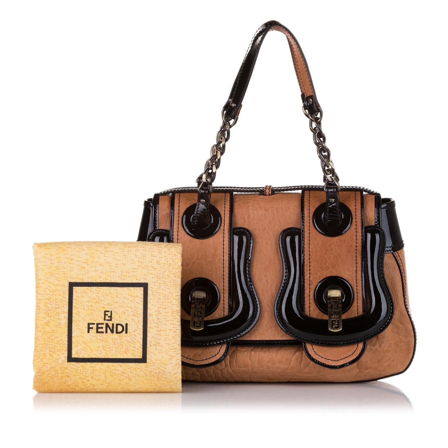 Fendi B. Bag Leather Handbag