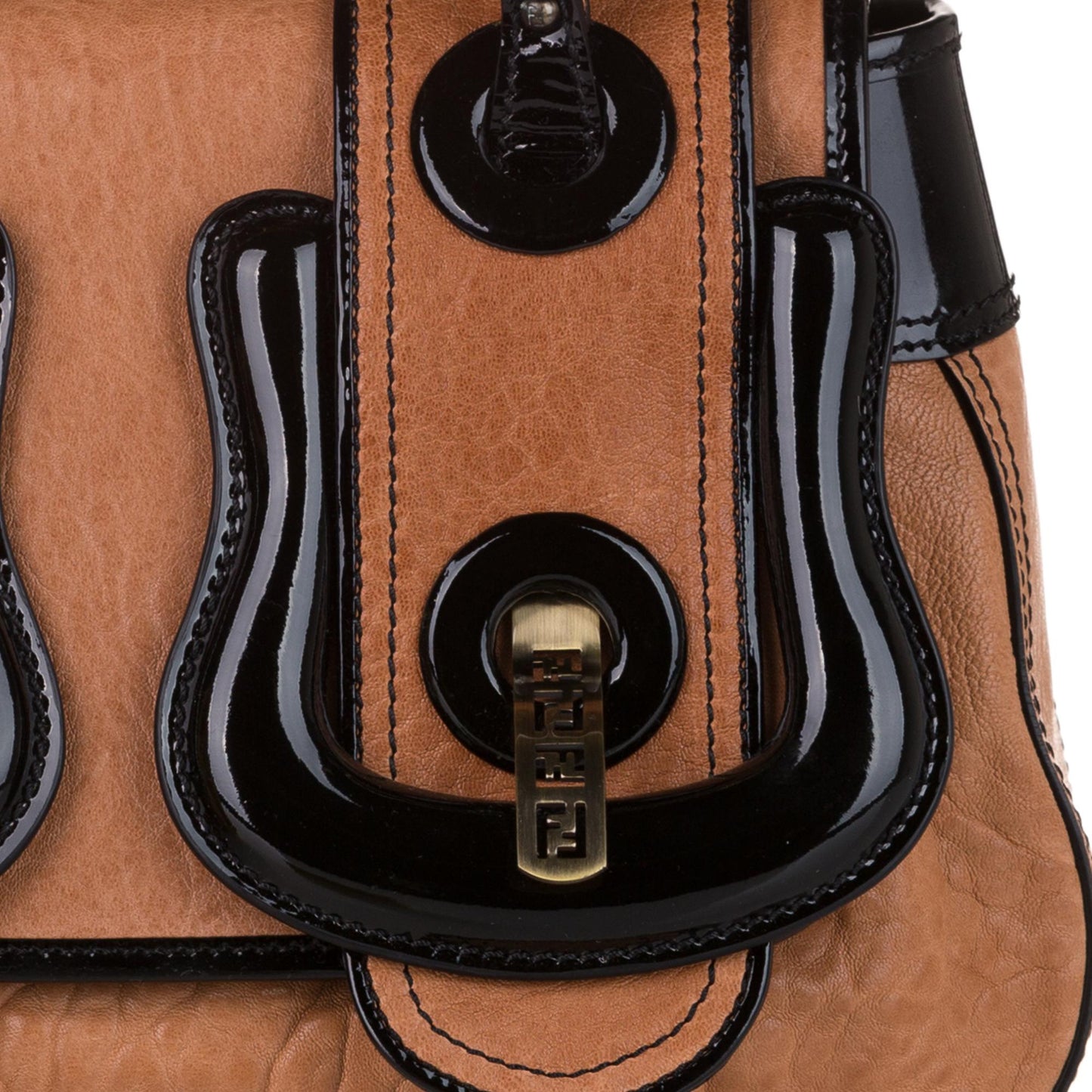 Fendi B. Bag Leather Handbag