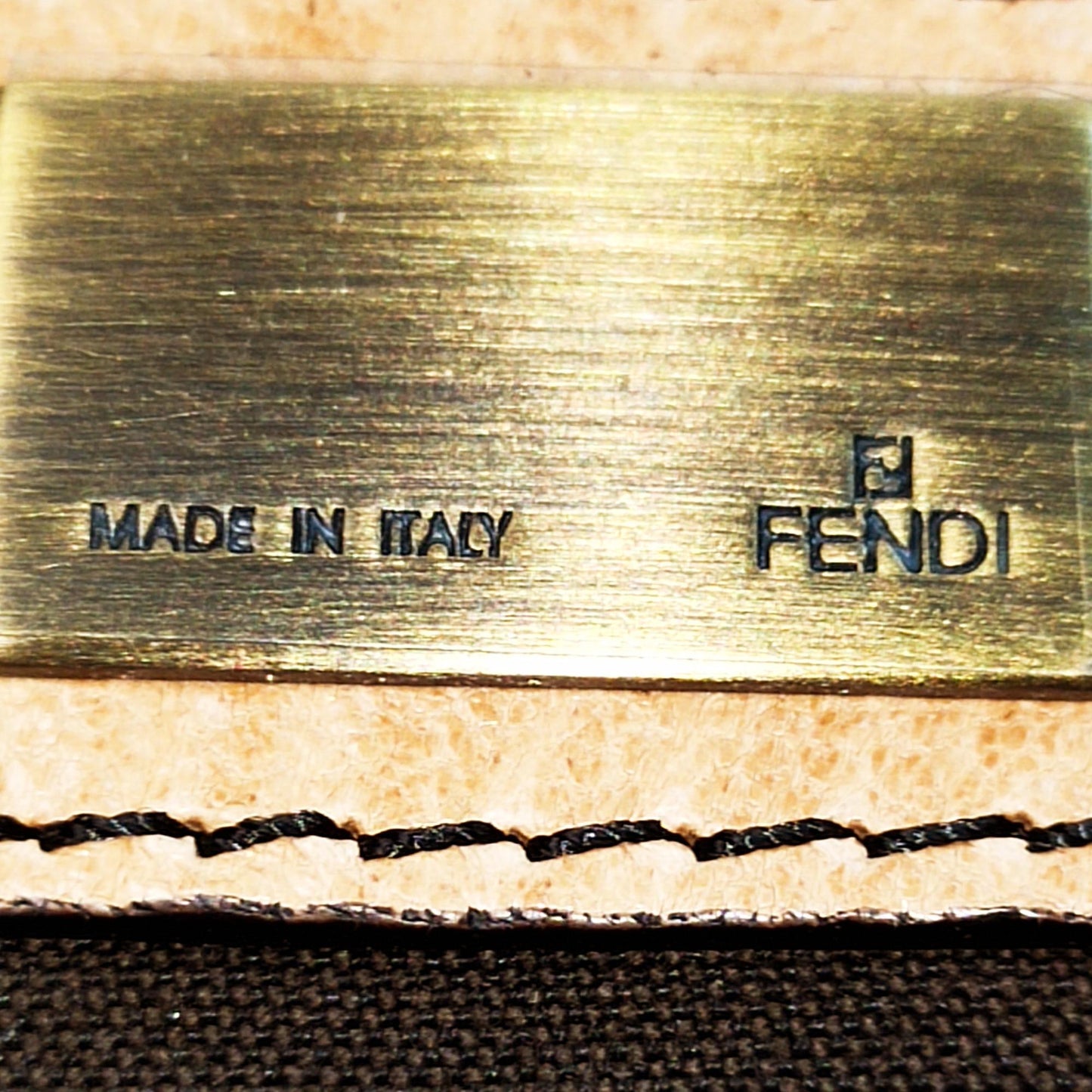 Fendi B. Bag Leather Handbag
