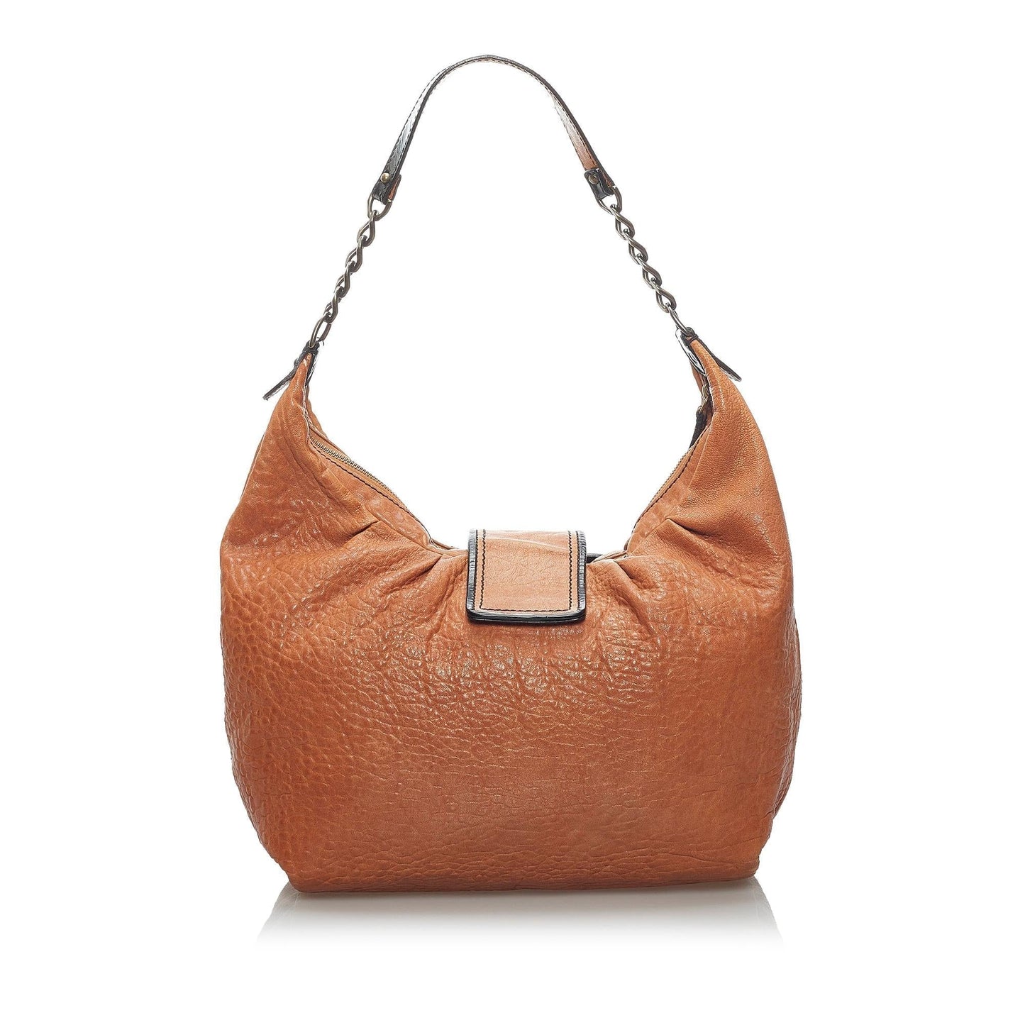 Fendi B Bag Leather Shoulder Bag