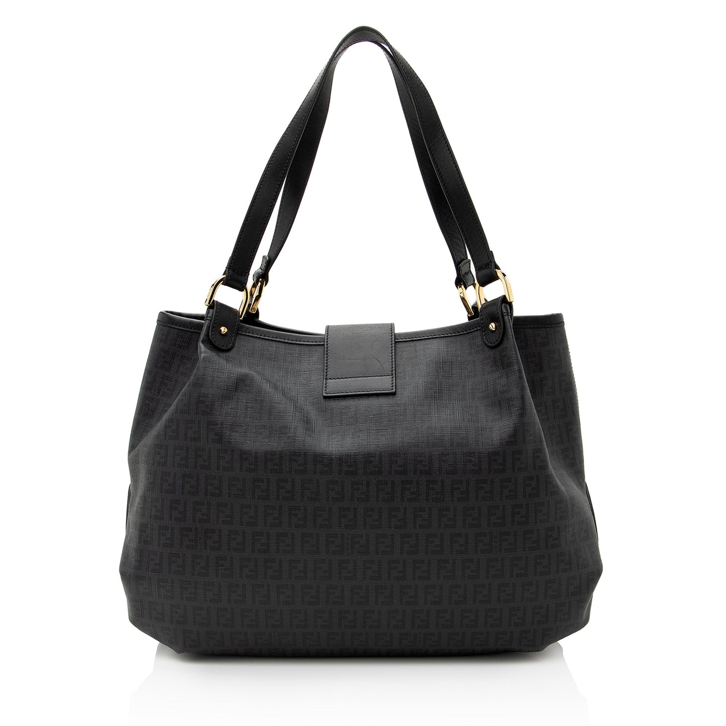 Fendi Zucchino Spalmati Chiusura Medium Tote