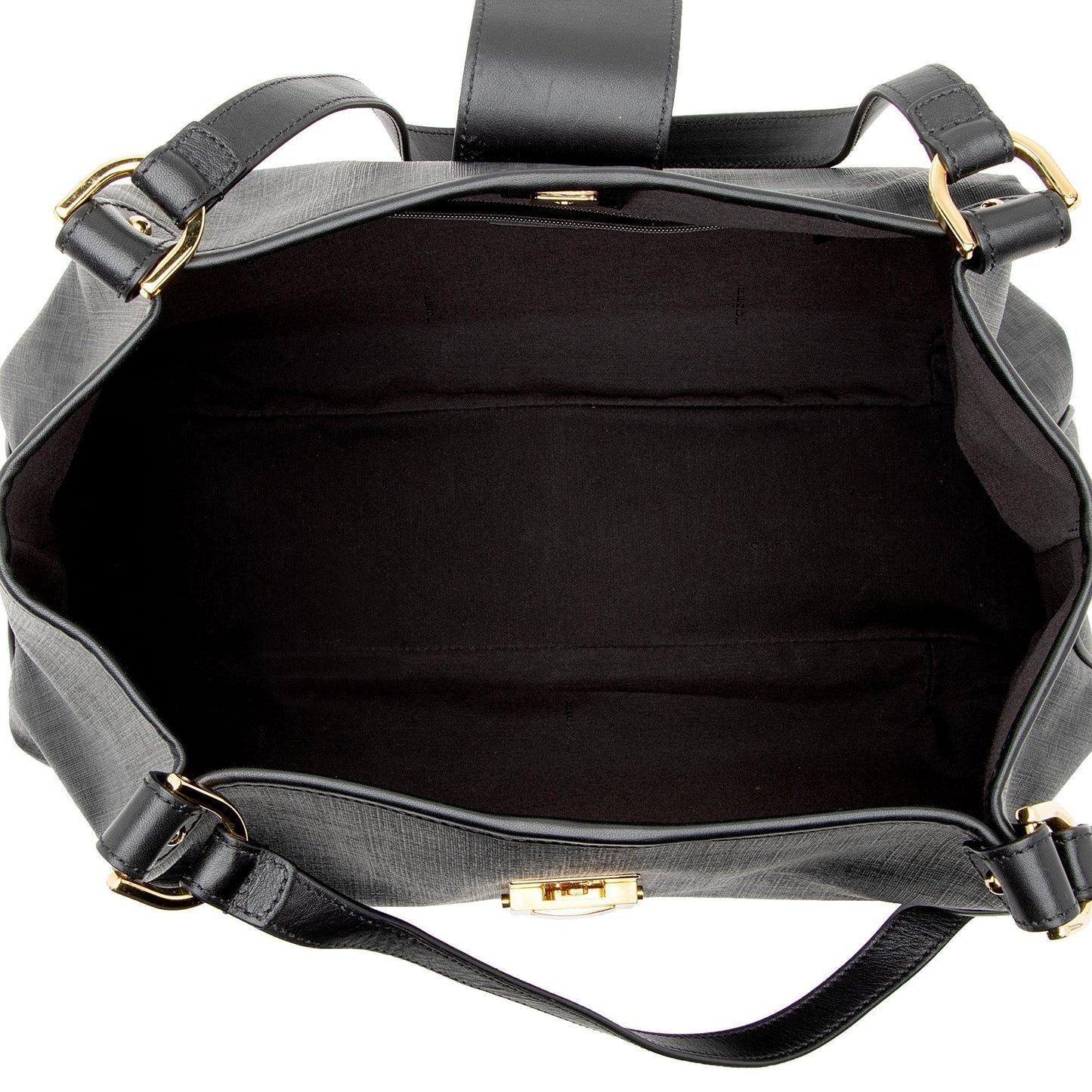Fendi Zucchino Spalmati Chiusura Medium Tote