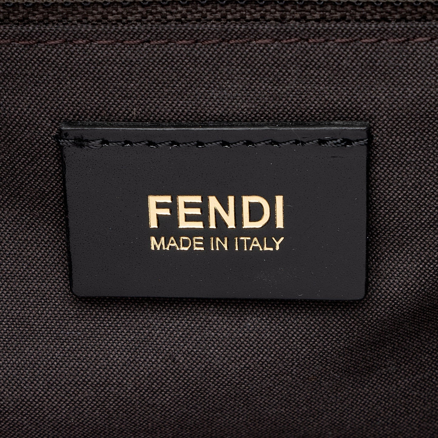 Fendi Zucchino Spalmati Chiusura Medium Tote