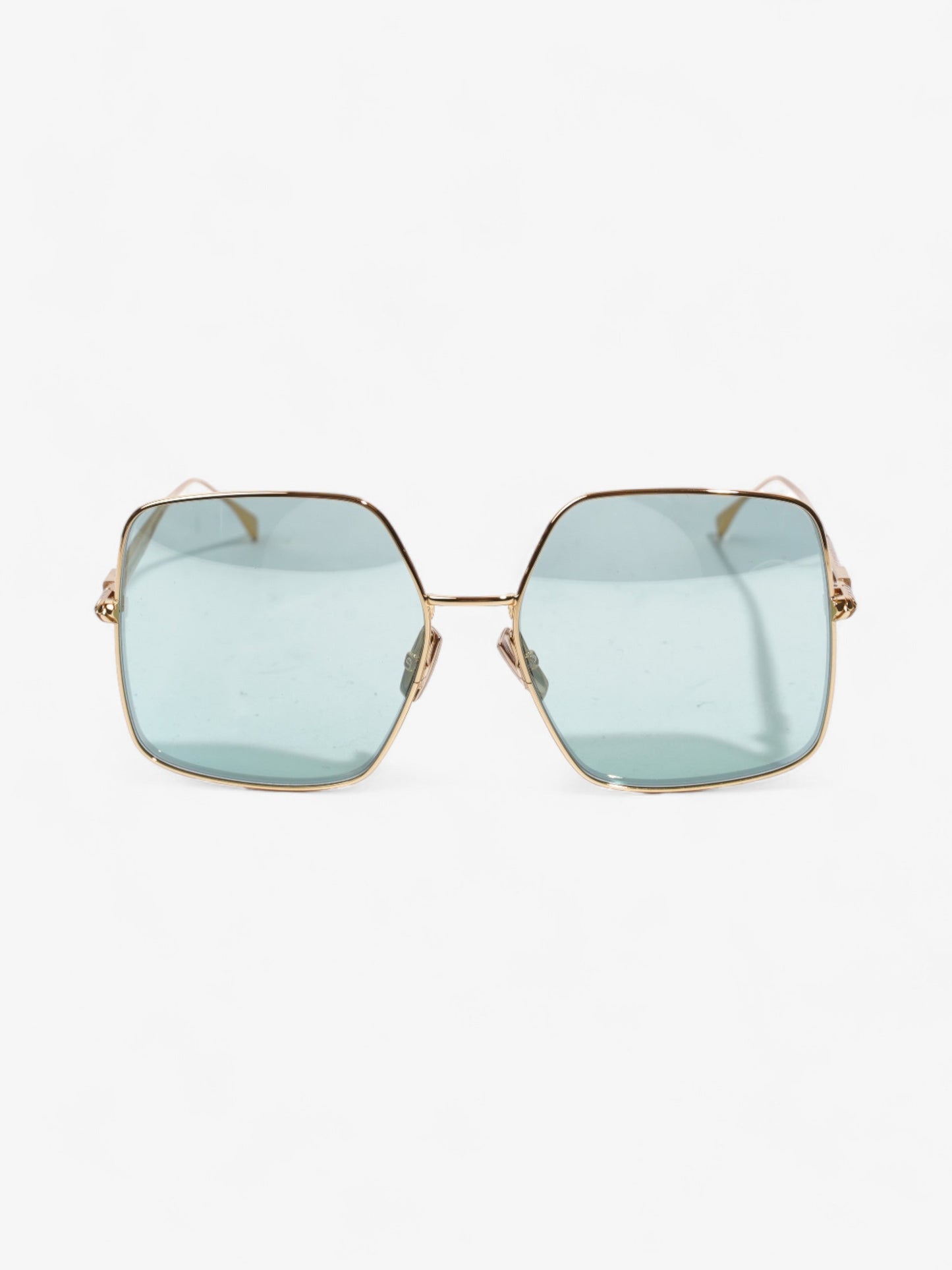 Fendi Aviator Sunglasses Gold Base Metal 145mm
