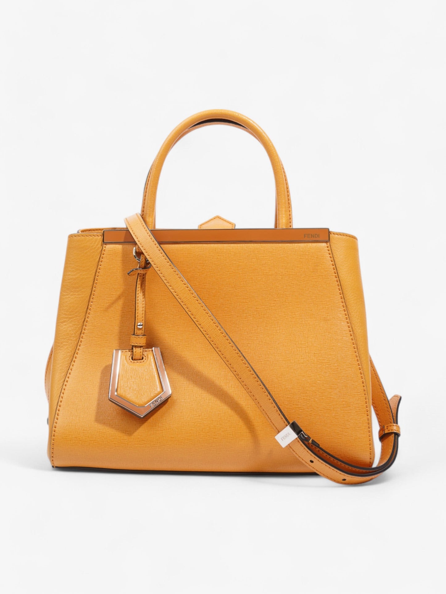 Fendi 2Jours Orange Leather
