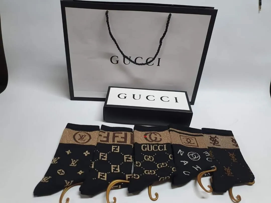 Lv , Fendi , Gucci , Chanel, Ysl Socks