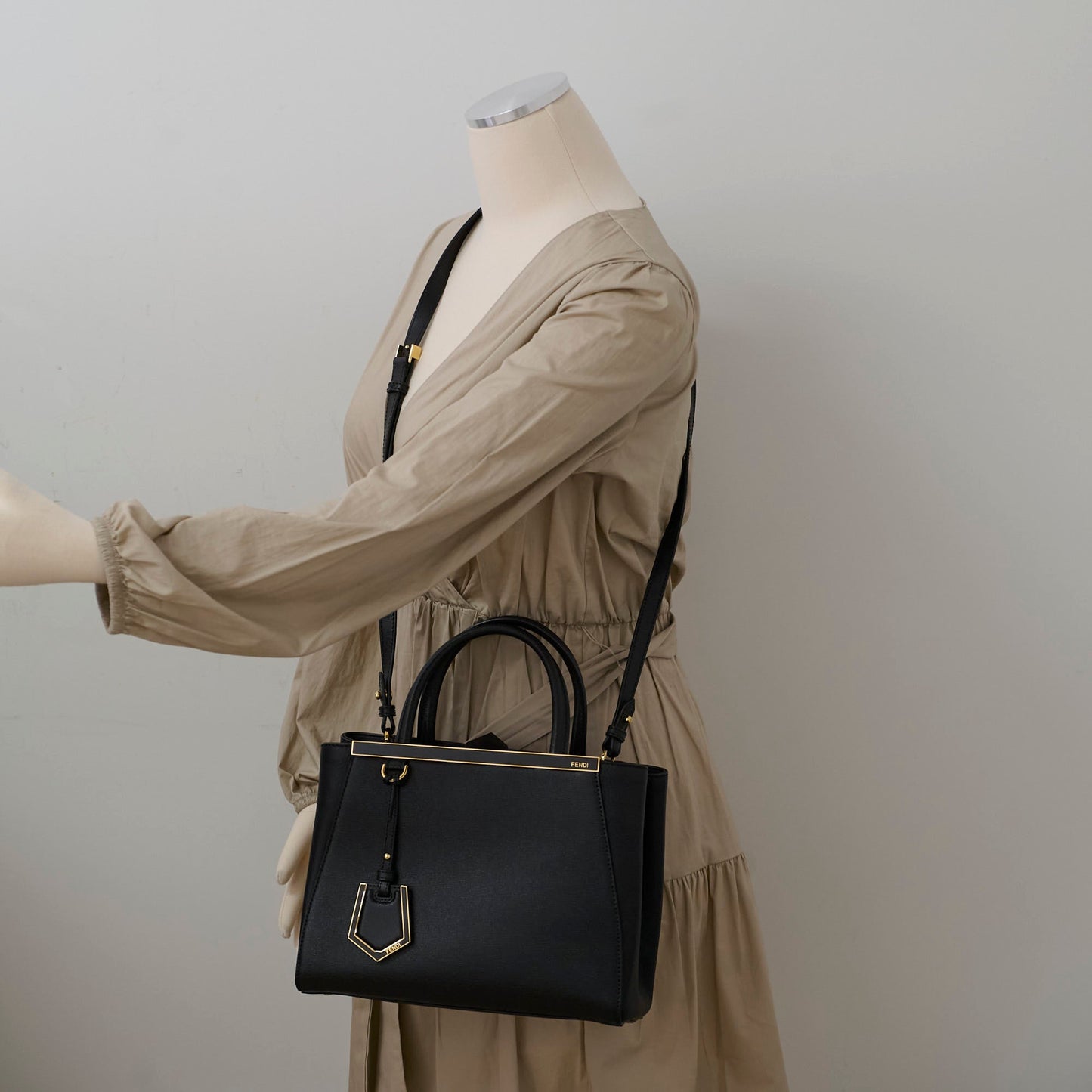 Fendi 2 Jours Small Tote Black