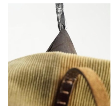 PREOWNED Fendi Tote Bag in Beige Corduroy