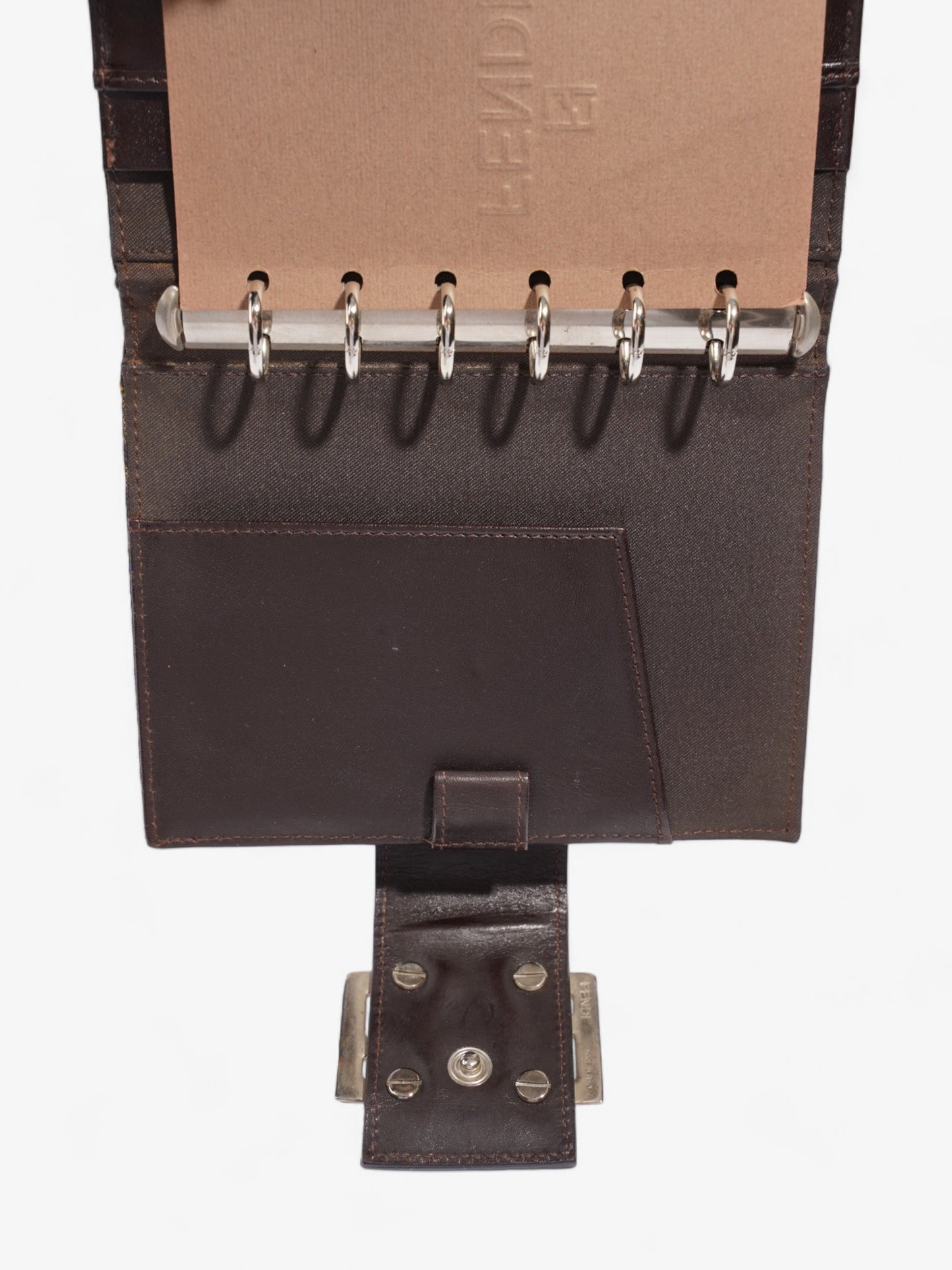 Fendi Agenda Tobacco / Brown Canvas
