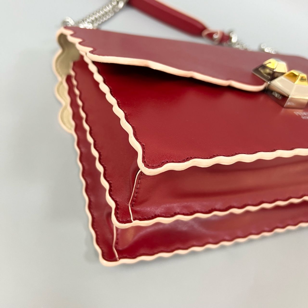Preloved Fendi kan I bag 26*18*8cm red XJ10867