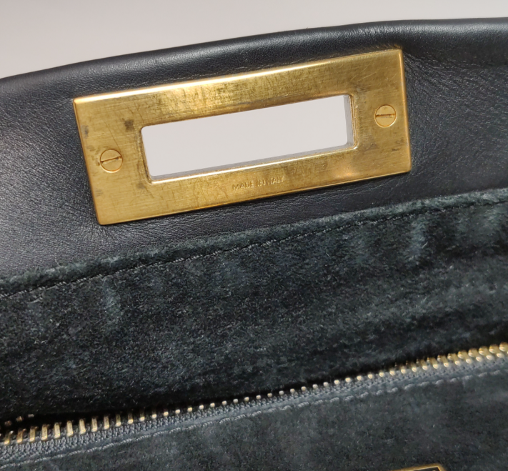 Preloved Fendi Peekaboo Medium Bag Black 250215781064350