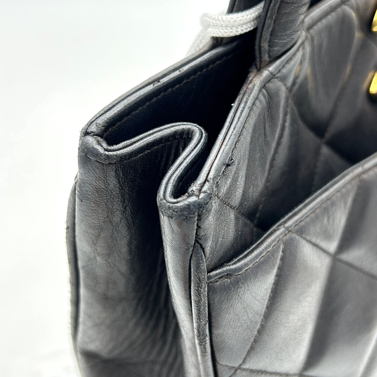 Chanel Black Caviar Leather Tote Bag LA6332