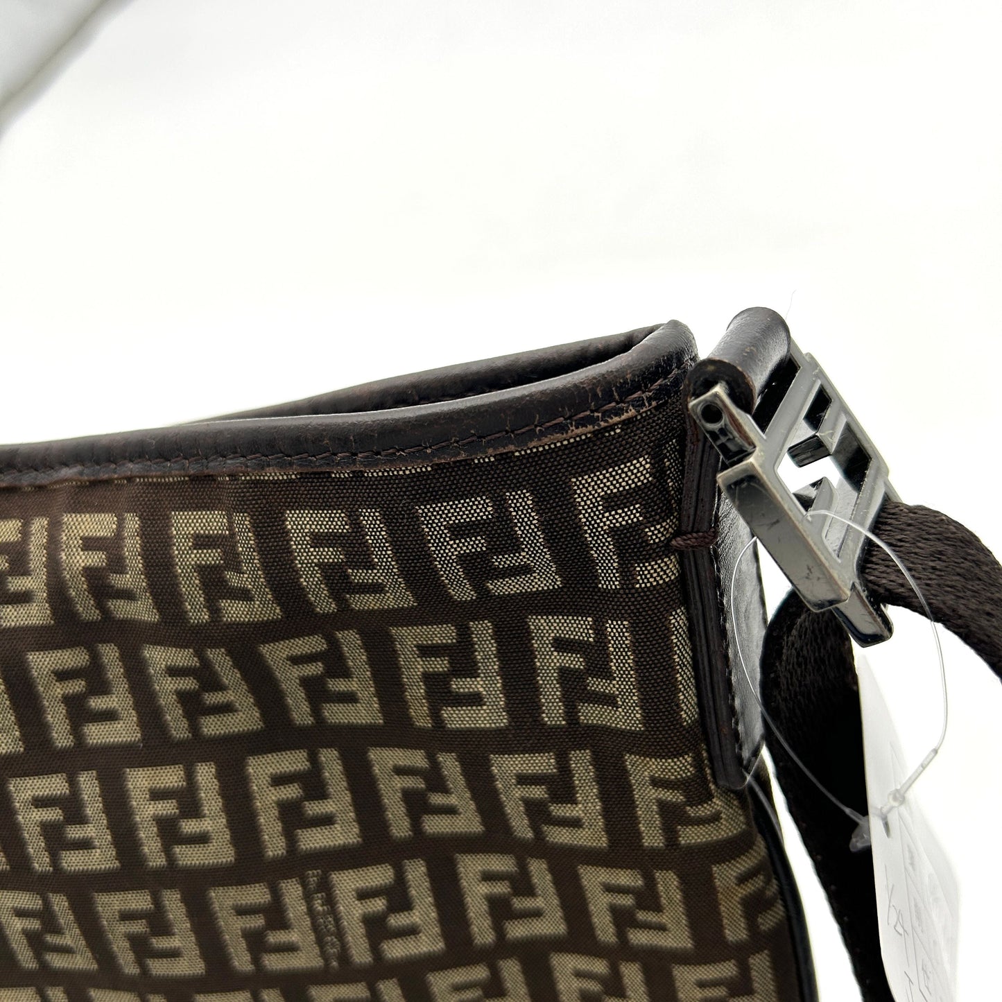 Pre-owned Fendi Zucchino Crossbody Bag - Brown Crossbody Bags, Handbags fe8811ds