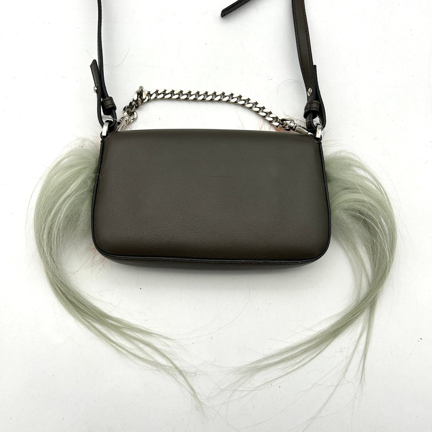 Pre-owned Fendi Micro Baguette Mini Monster Bag fe8835vy