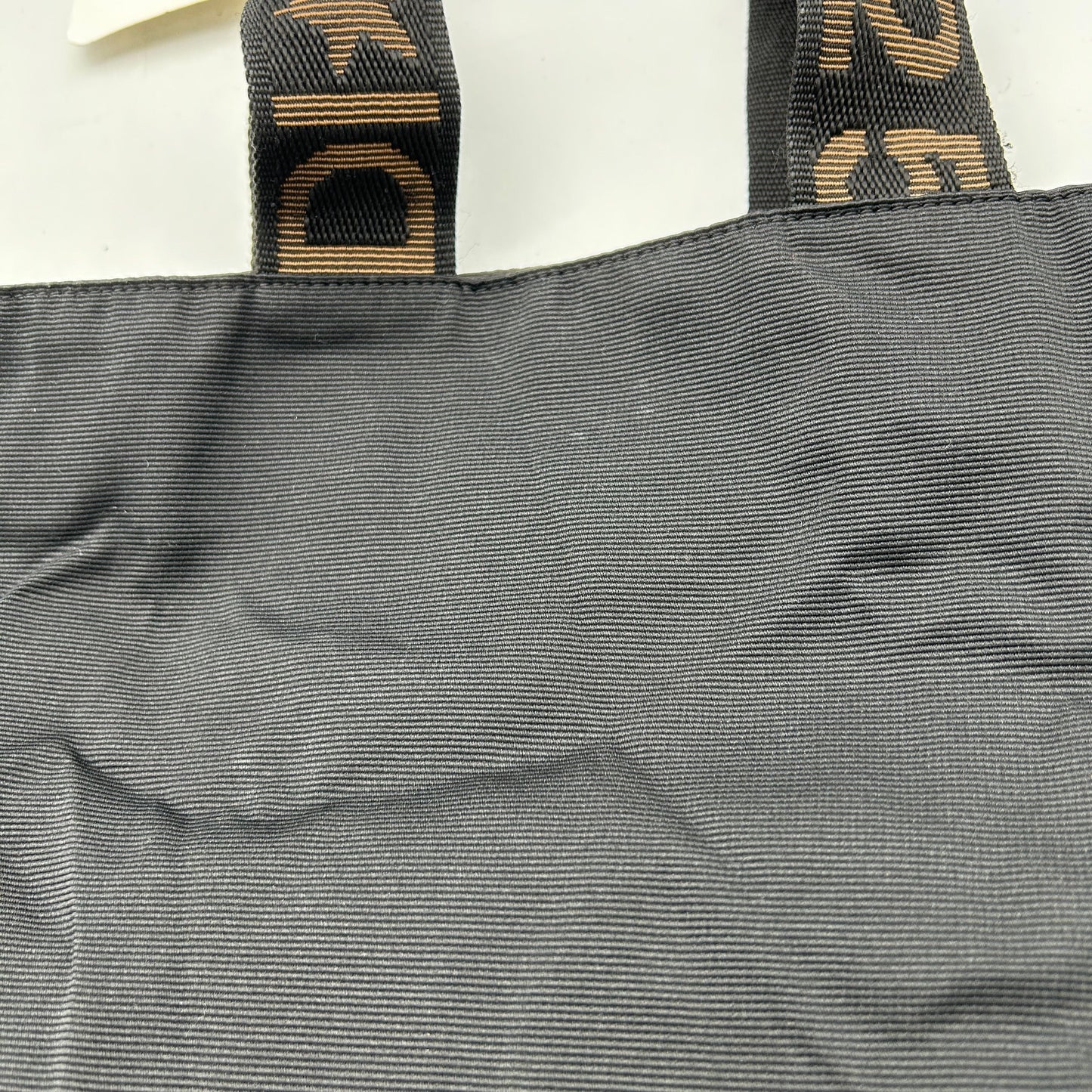 Pre-owned FENDI FF Canvas Bucket Bag Black fe4411bd