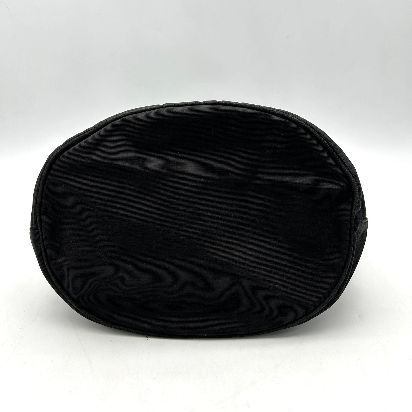 Pre-owned FENDI FF Canvas Bucket Bag Black fe4411bd