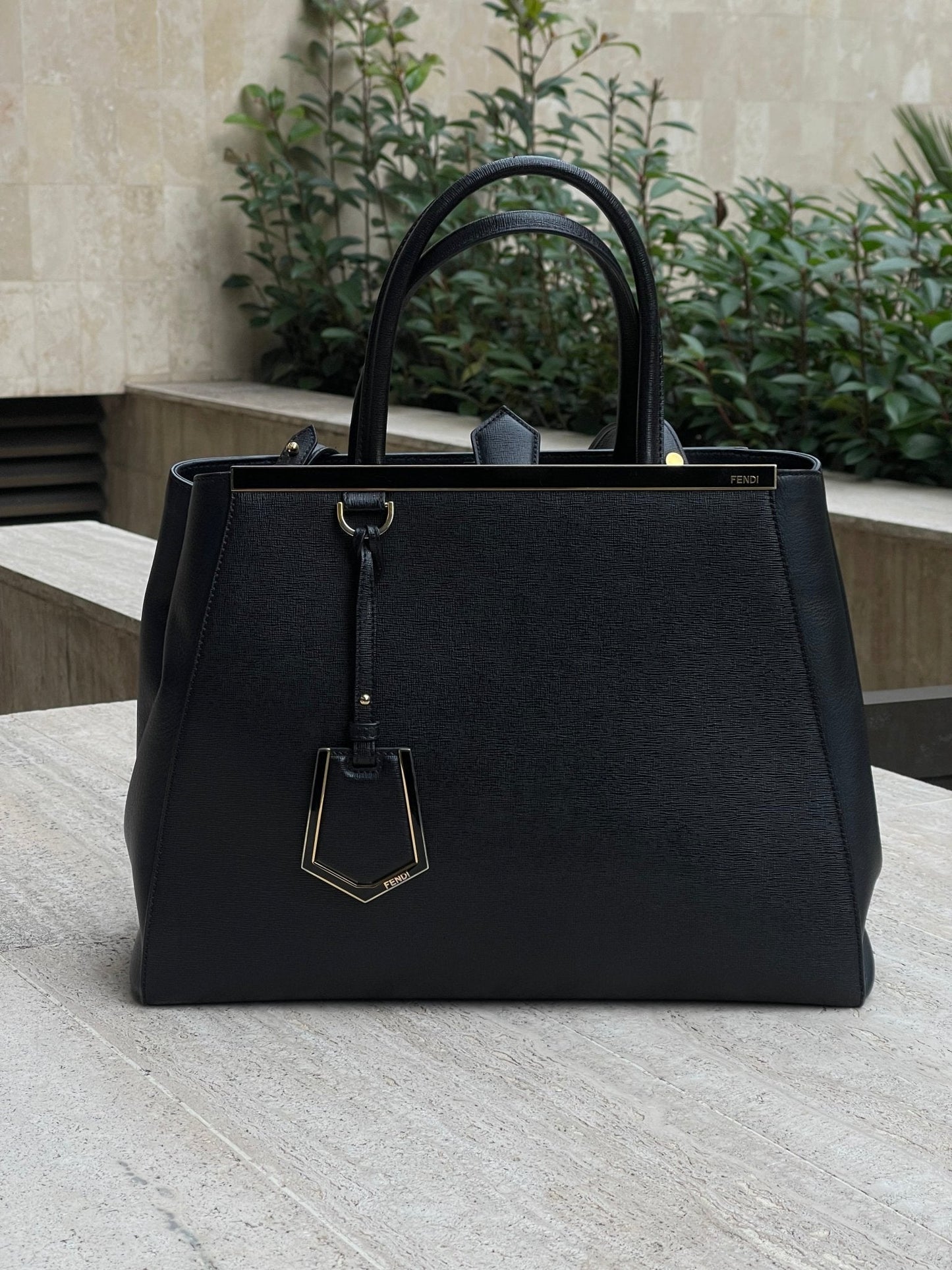 FENDI - sac 2jours noir