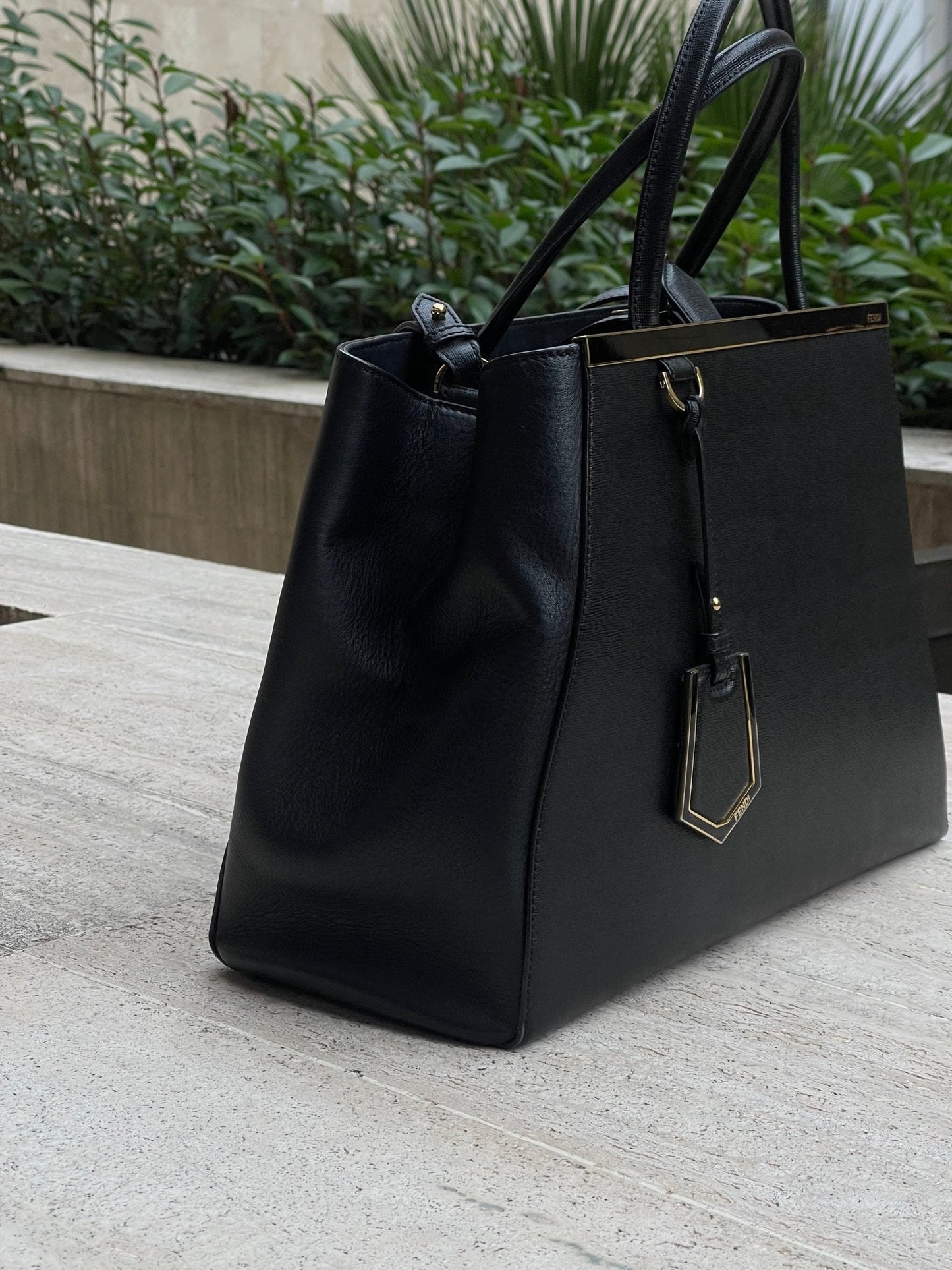 FENDI - sac 2jours noir