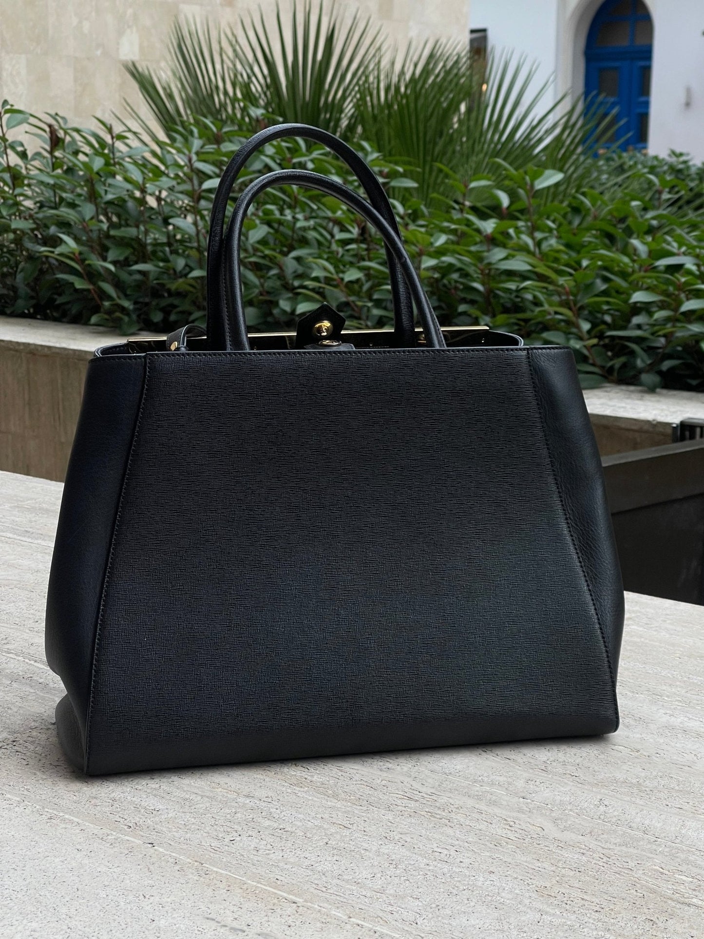 FENDI - sac 2jours noir