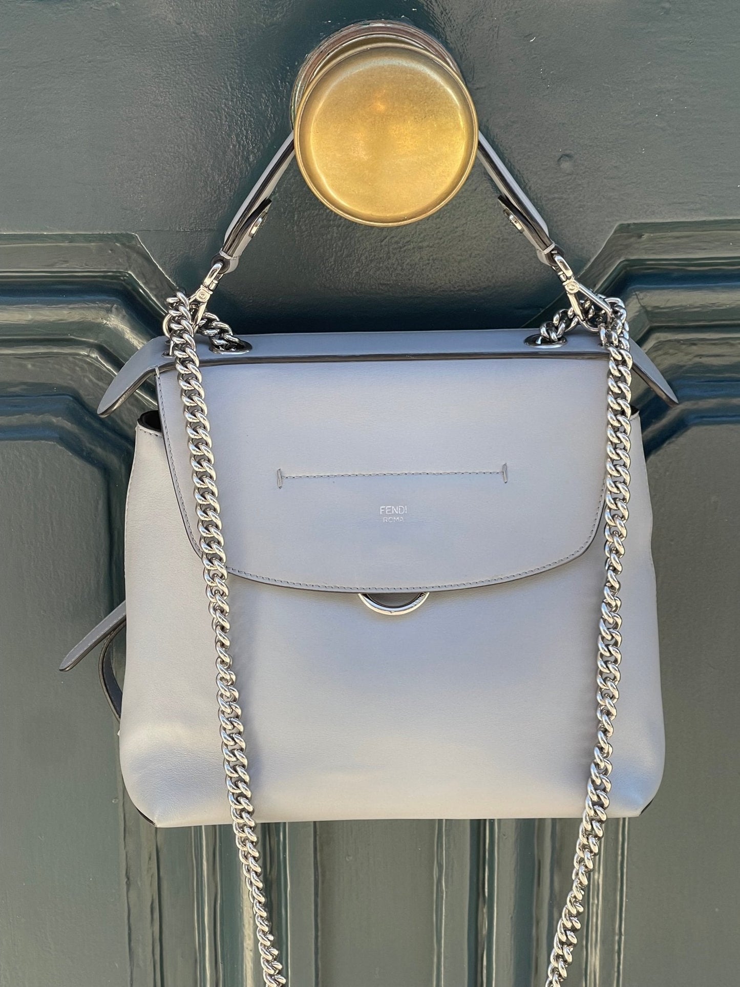Fendi - Sac à dos Back to School gris