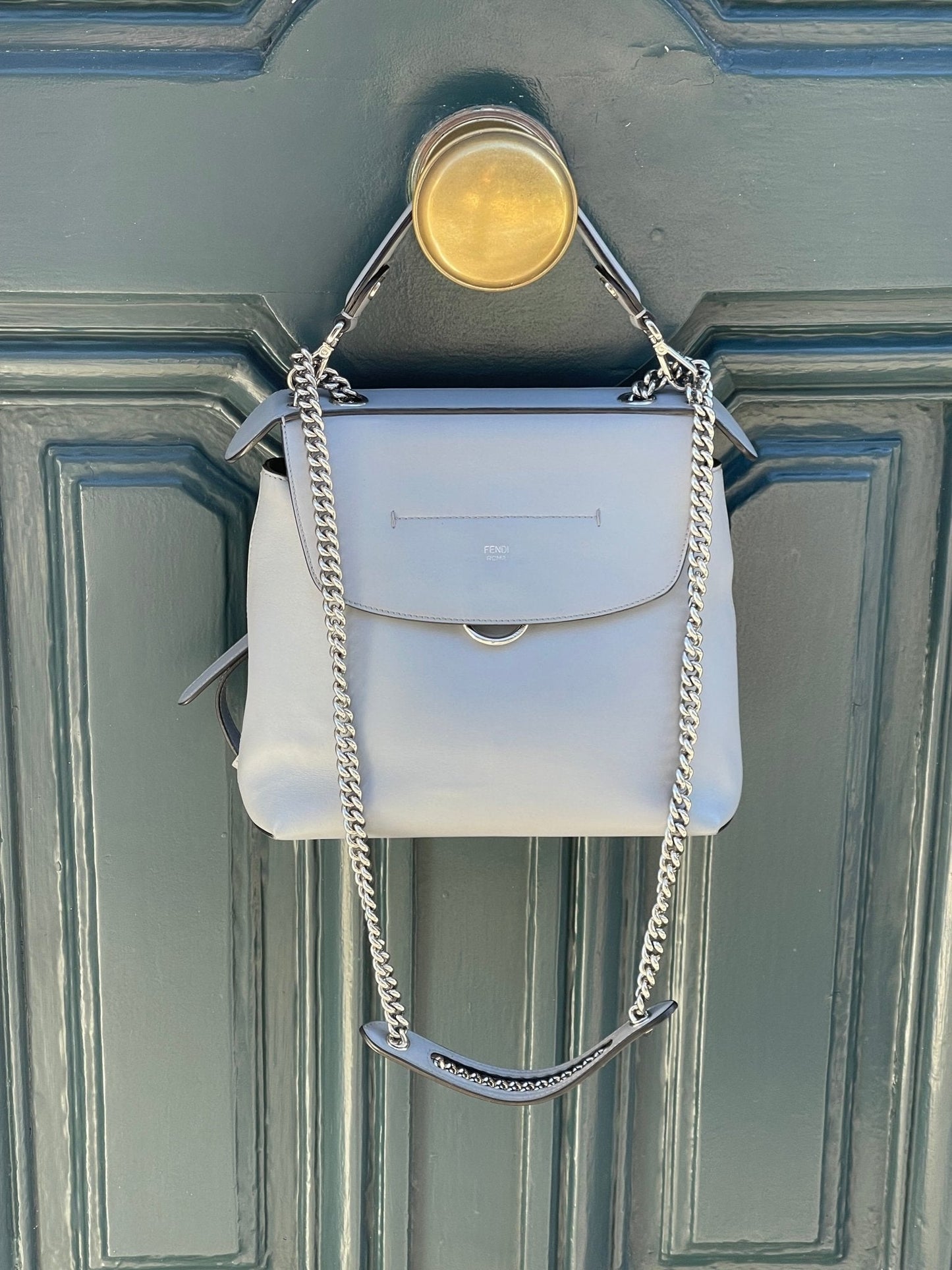 Fendi - Sac à dos Back to School gris