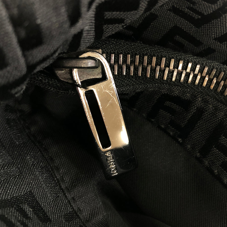 FENDI Zucchino Mini Shoulder Shoulder Bag