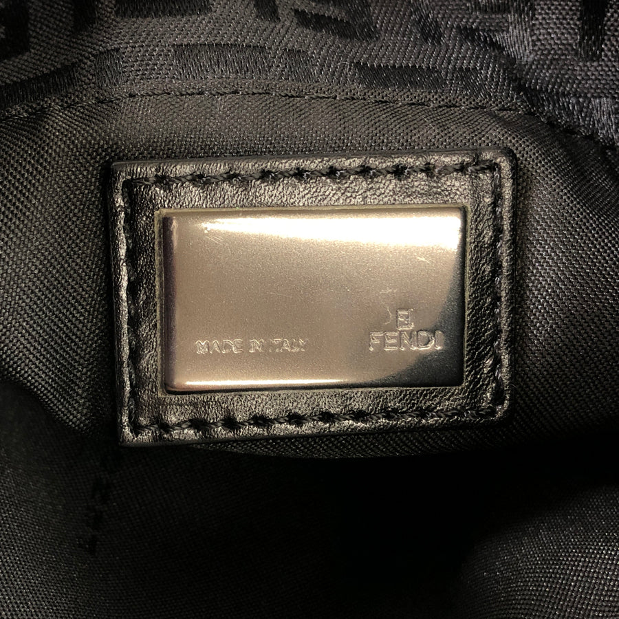 FENDI Zucchino Mini Shoulder Shoulder Bag